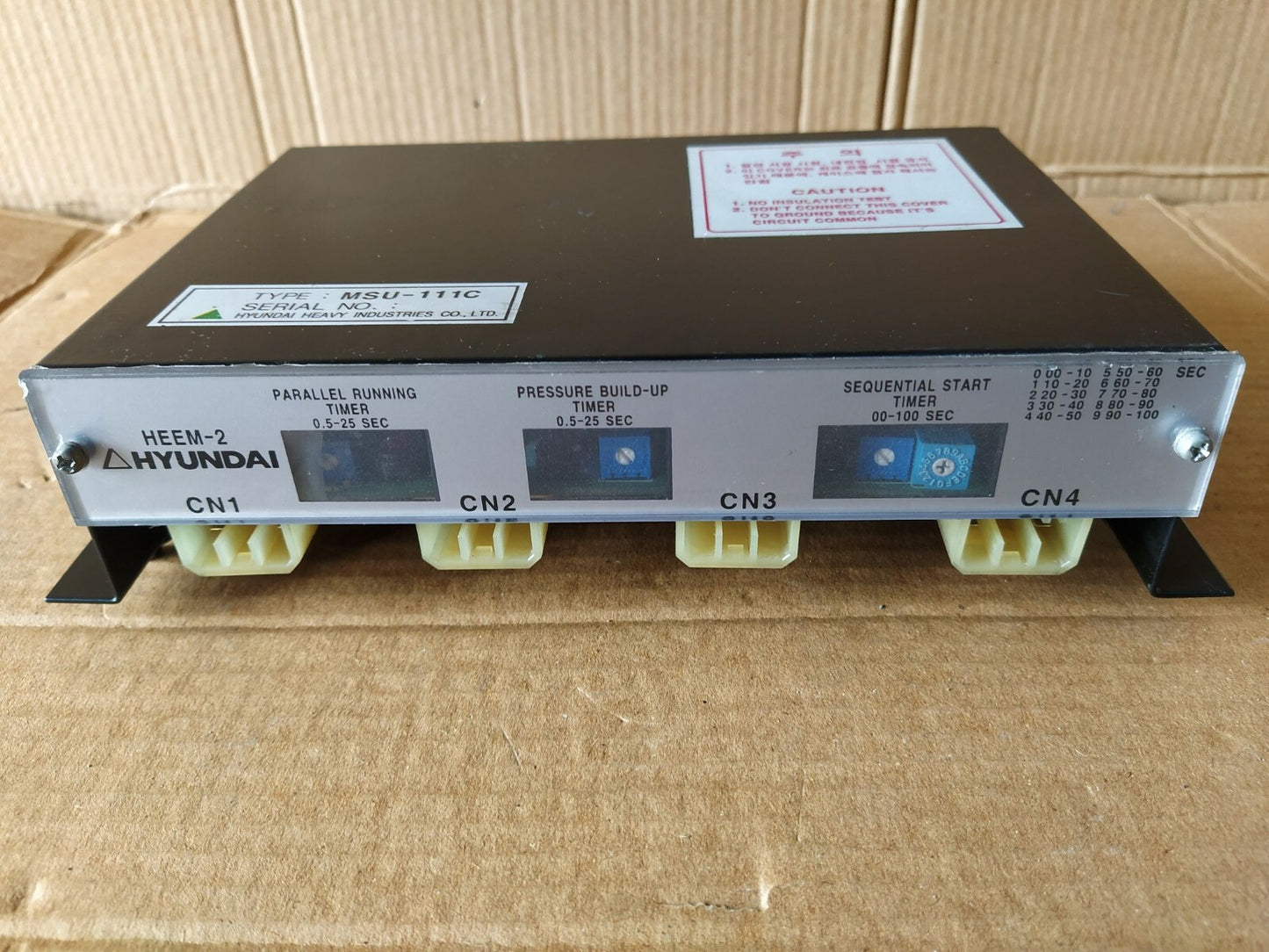 Hyundai MSU-111C HEEM-2 Motor Auto Control Unit