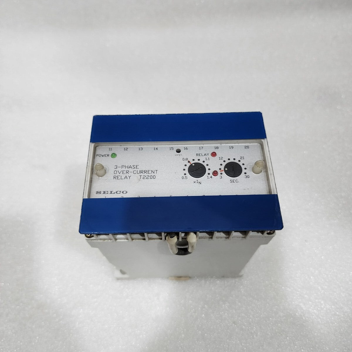 SELCO T2200-18 3-PH OVERCURRENT RELAY 100-110VAC
