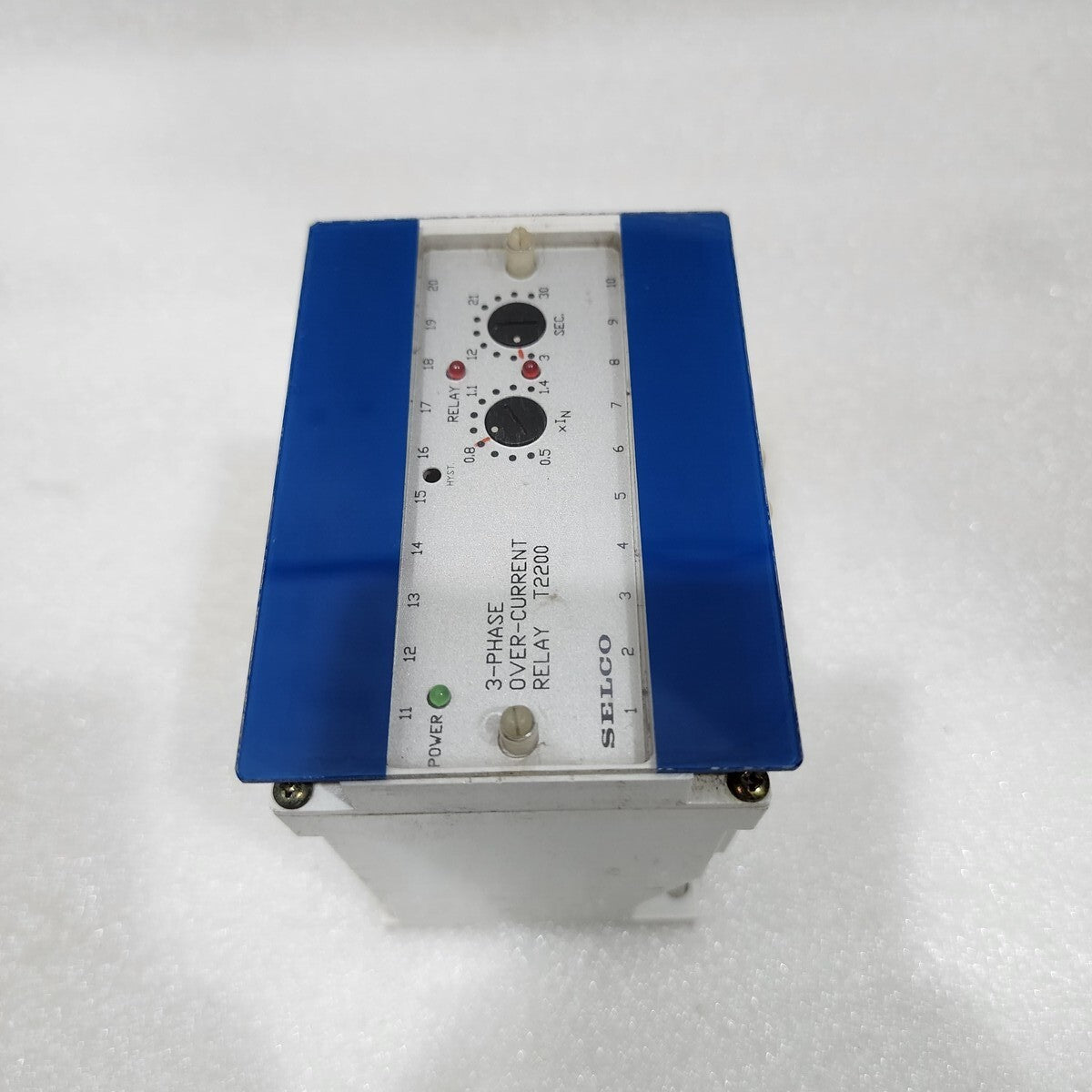 SELCO T2200-18 3-PH OVERCURRENT RELAY 100-110VAC