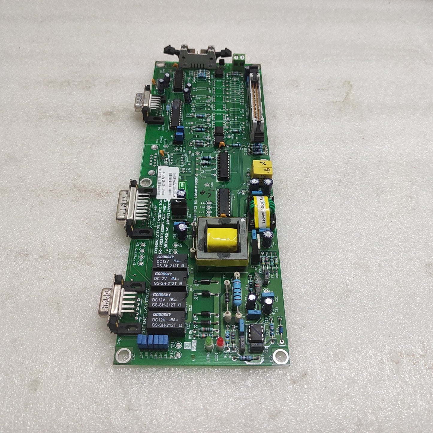 EMERSON LIEBERT COMMUNICATION KIT 100203120007 PCA INTERFACE BOARD 100203120027