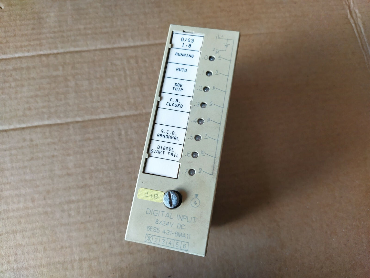 12 PC X SIEMENS SIMATIC S5 6ES5 431-8MA11 DIGITAL INPUT MODULE LOT OF 12 PC
