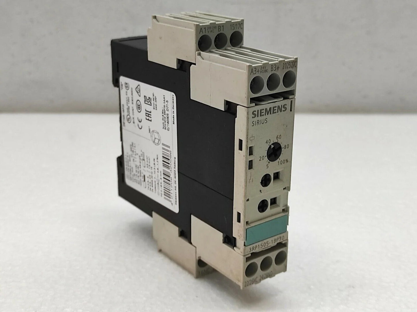LOT OF 3 X SIEMENS 3RP1505-1BP30 TIME DELAY RELAY 3RP15051BP30 LOT OF 3