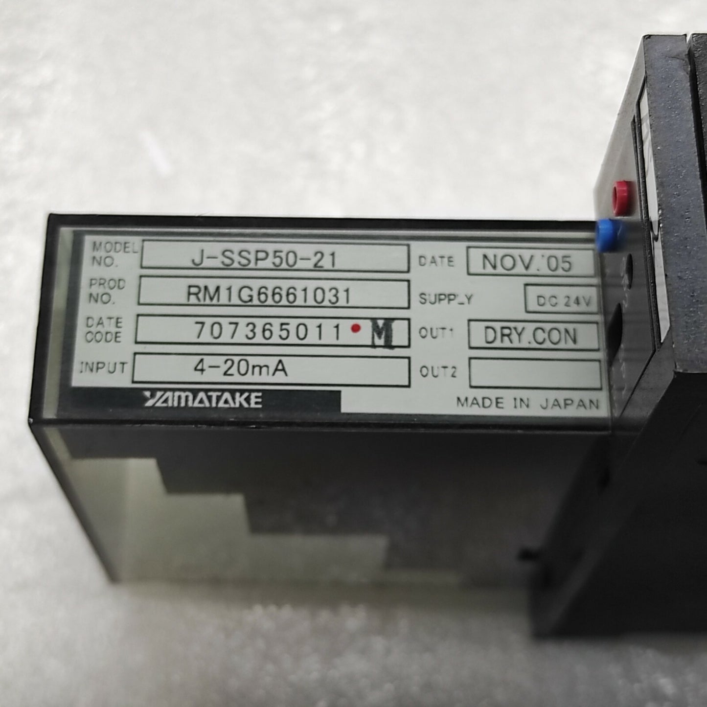 YAMATAKE MSW J-SSP50-21 RM1G6661031 DC24V