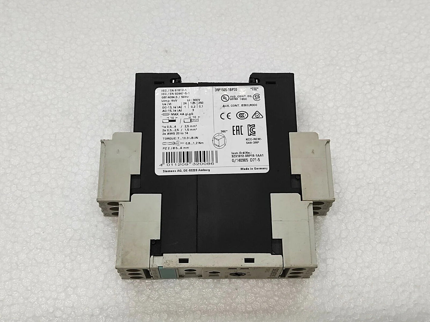 LOT OF 3 X SIEMENS 3RP1505-1BP30 TIME DELAY RELAY 3RP15051BP30 LOT OF 3