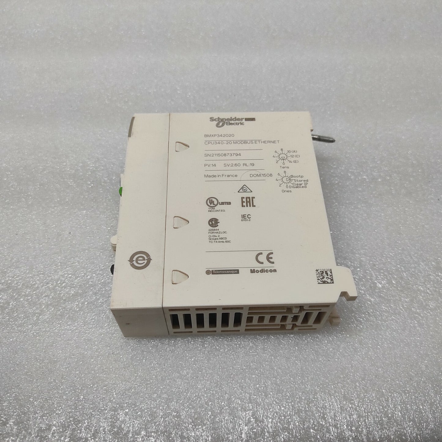 SE BMXP342020 PROCESSOR MODULE M340