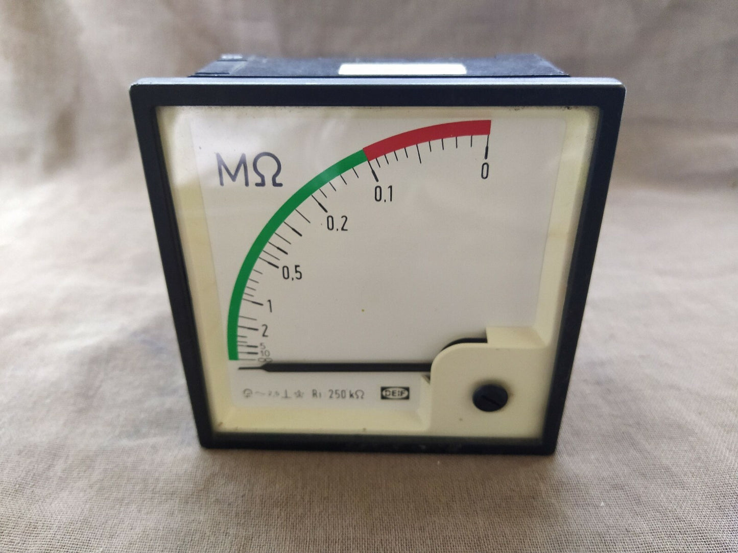 Deif Mega Ohm Meter Insulation Monitor 6D-4-2B-K 0-10 Mega Ohm