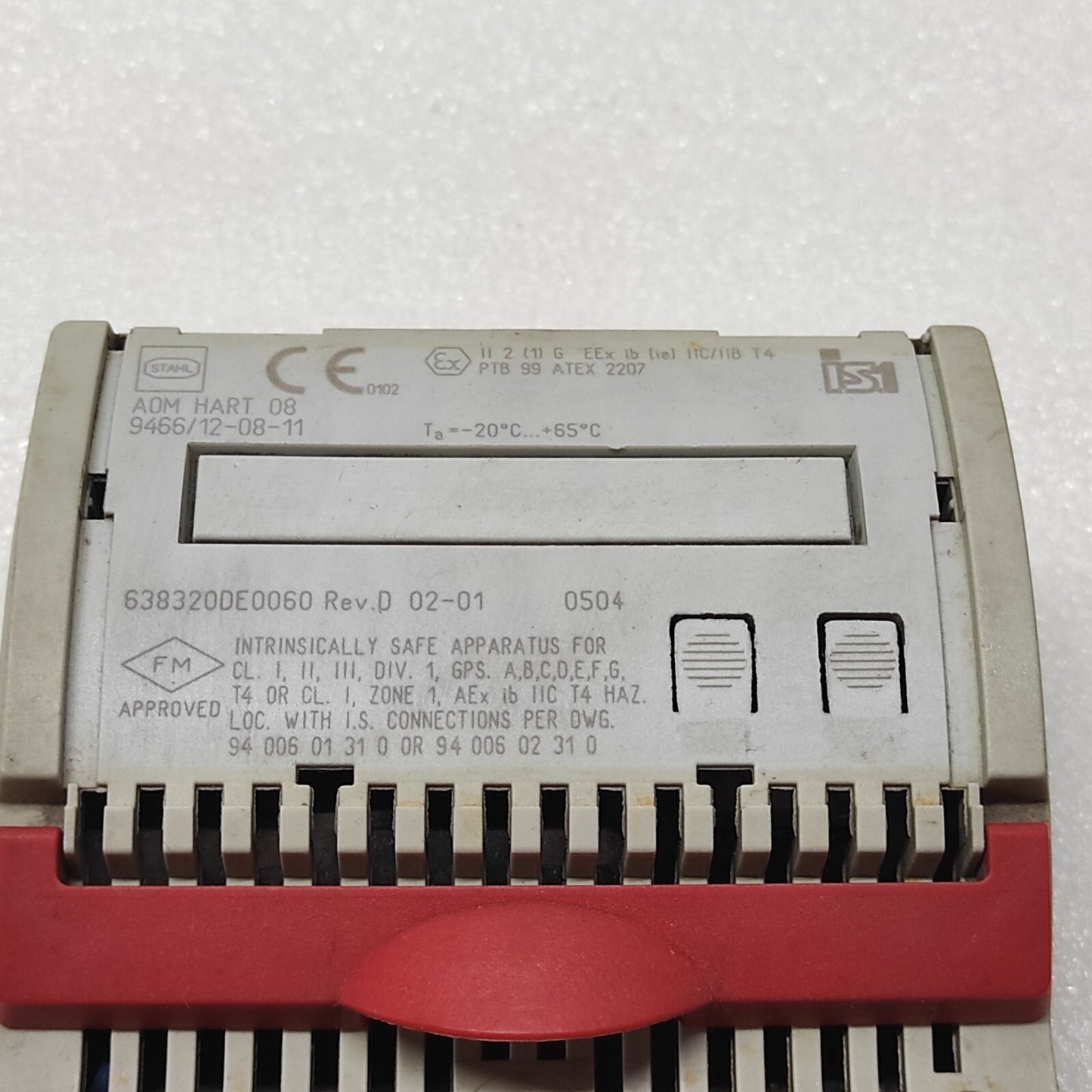 STAHL AOM HART 08 ANALOG OUTPUT MODULE 9466/12-08-11