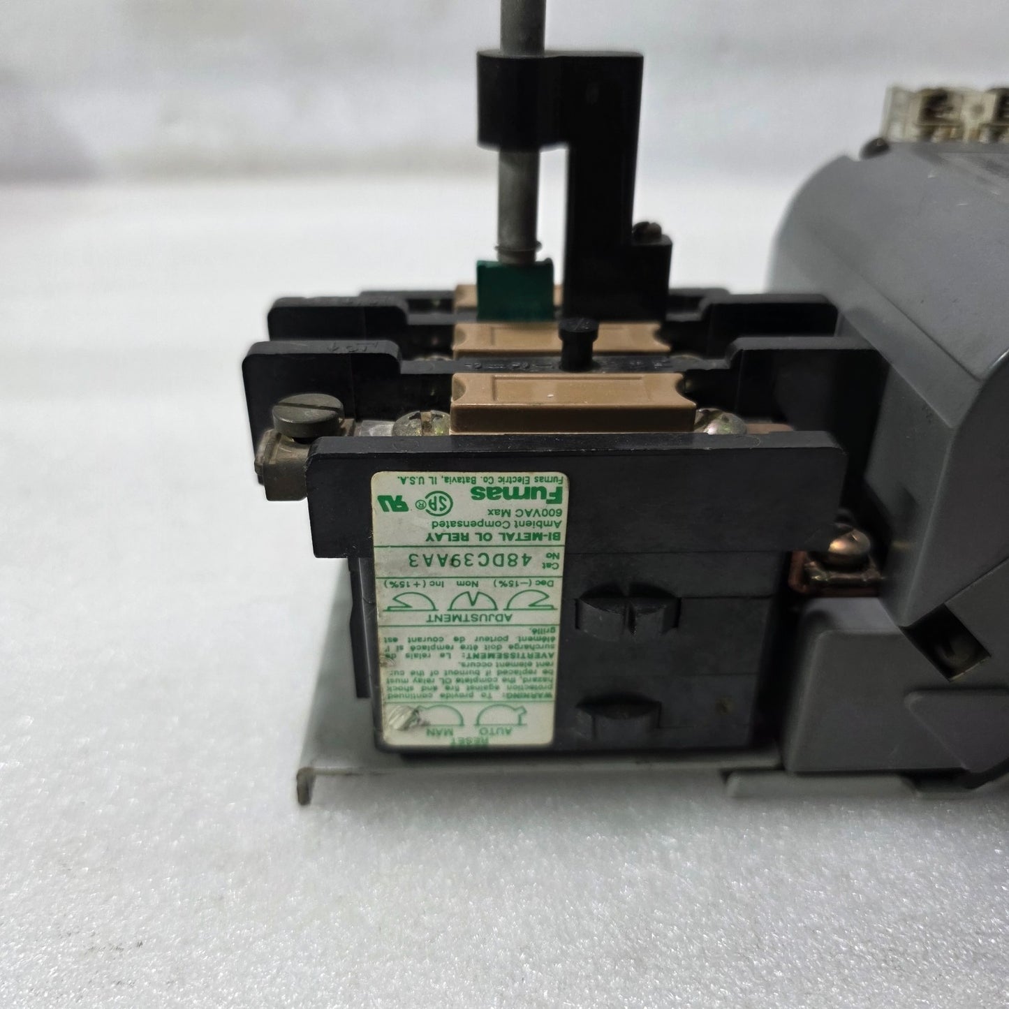 FURNAS 14DP32A91 CONTACTOR WITH 48DC39AA3 OVERLOAD RELAY 220-240V COIL