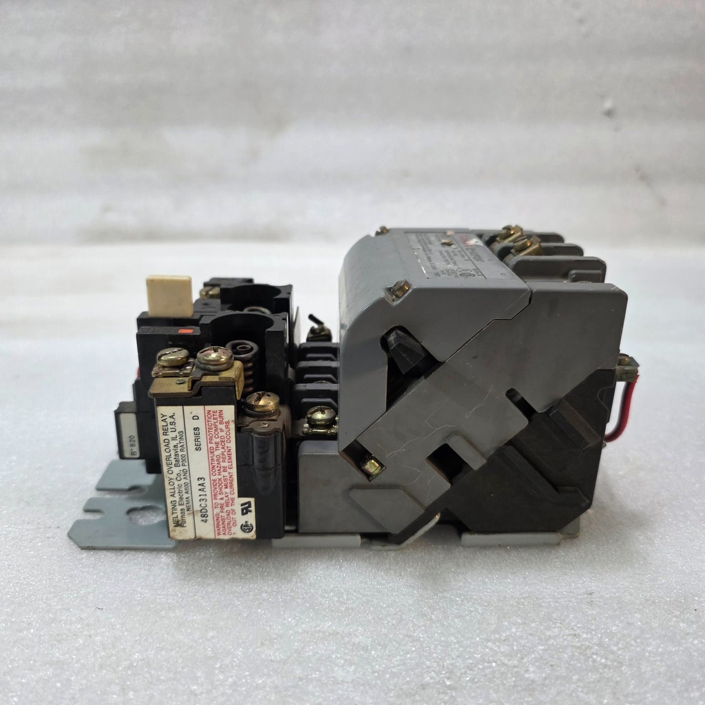 FURNAS 14CP32A CONTACTOR + 48DC31AA3 OVERLOAD RELAY + 75D73070F COIL 120V 60HZ