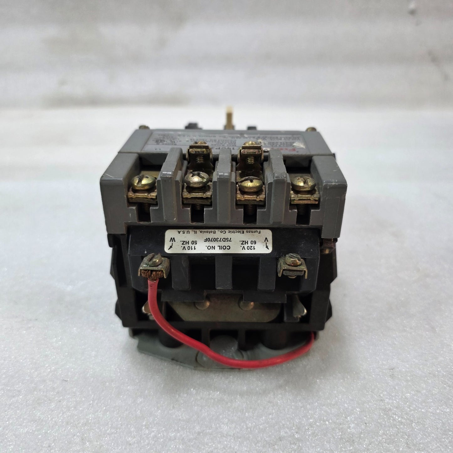 FURNAS 14CP32A CONTACTOR + 48DC31AA3 OVERLOAD RELAY + 75D73070F COIL 120V 60HZ