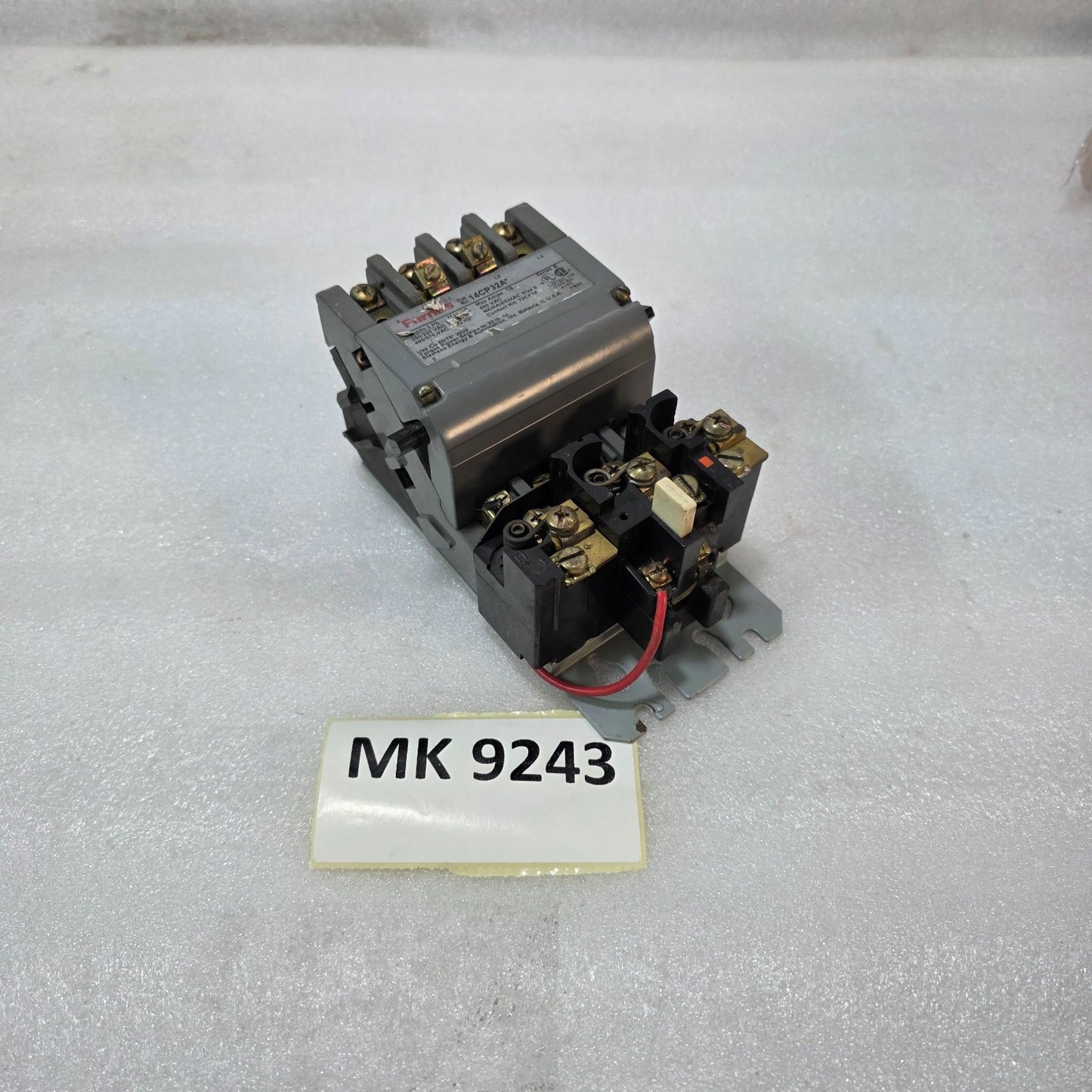 FURNAS 14CP32A CONTACTOR + 48DC31AA3 OVERLOAD RELAY + 75D73070F COIL 120V 60HZ