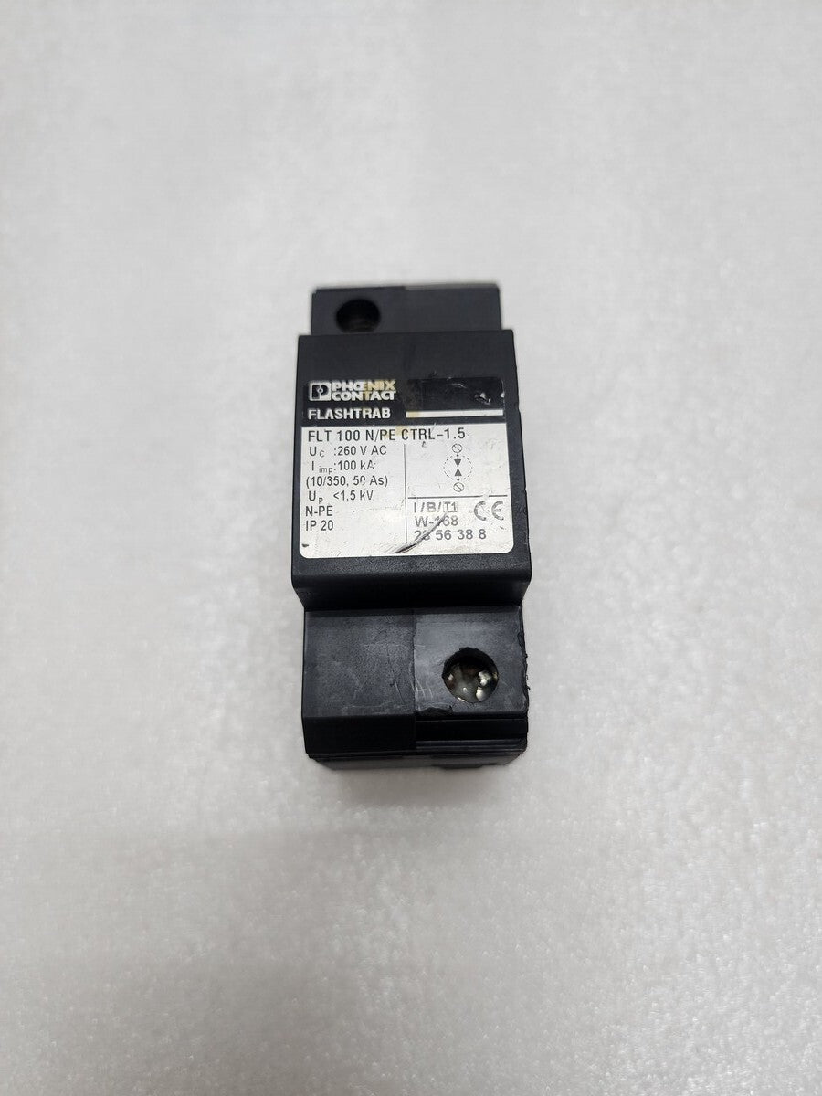 PHOENIX CONTACT FLT 100 N/PE CTRL-1.5 LIGHTNING ARRESTER 2856388 I/B/T1 W-168