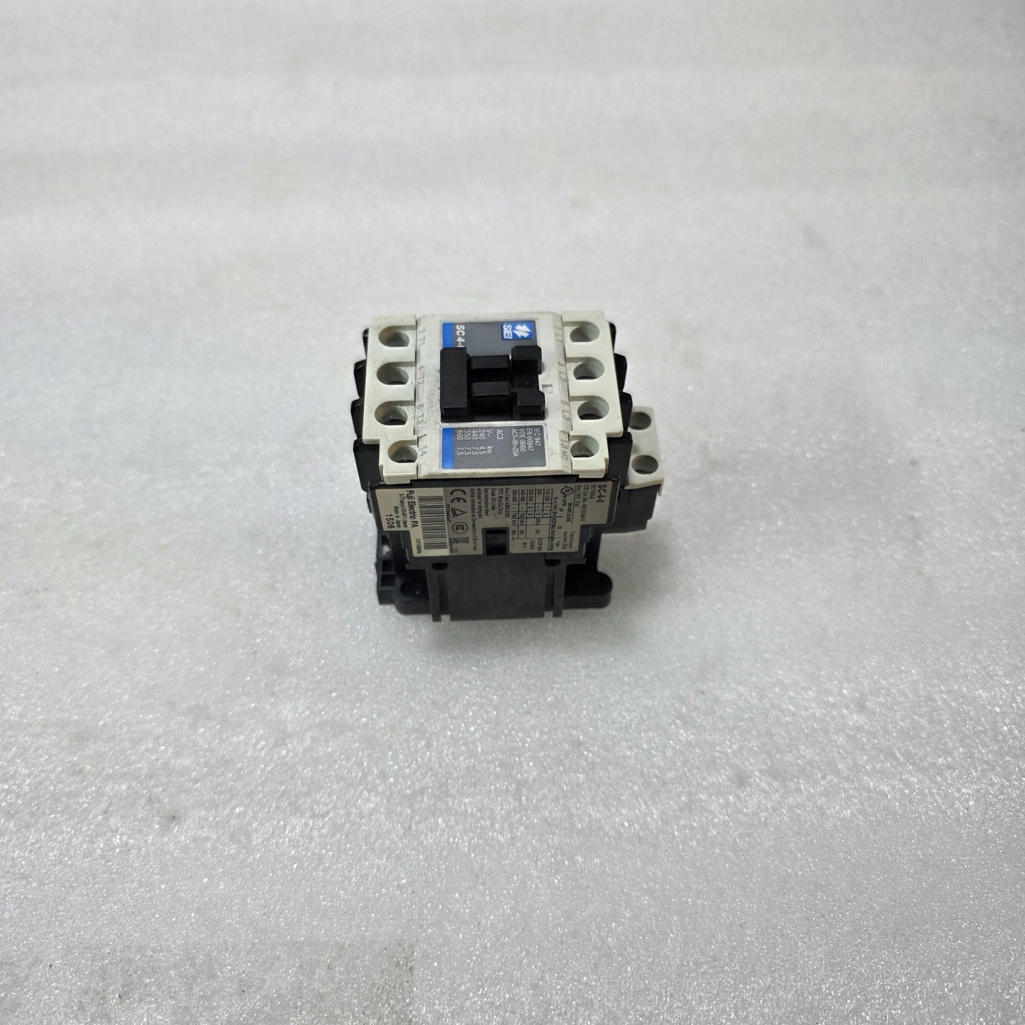 FUJI ELECTRIC SC-4-0 CONTACTOR SC18AA 25A 3-POLE AC CONTACTOR 220–250V COIL