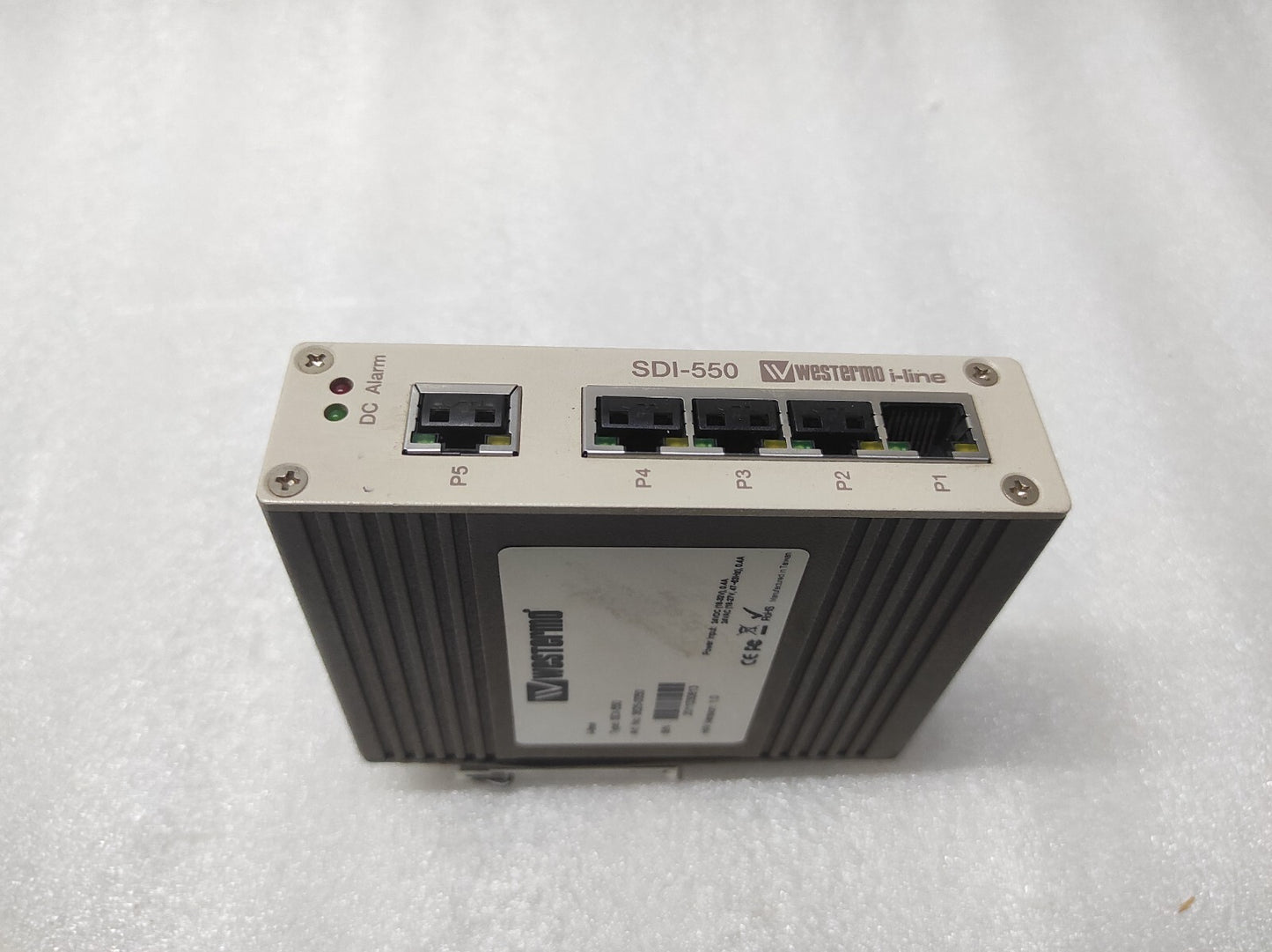 WESTERMO I-LINE SDI-550 5-PORT ETHERNET SWITCH 3625-0050 24VDC-AC