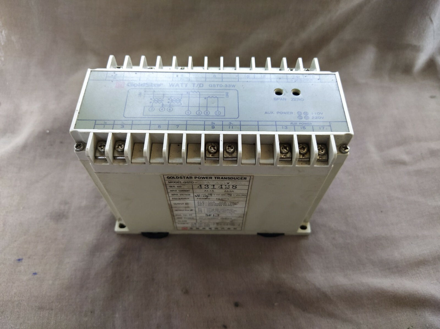 Goldstar Power Transducer GSTD-33W A5VXF6A4