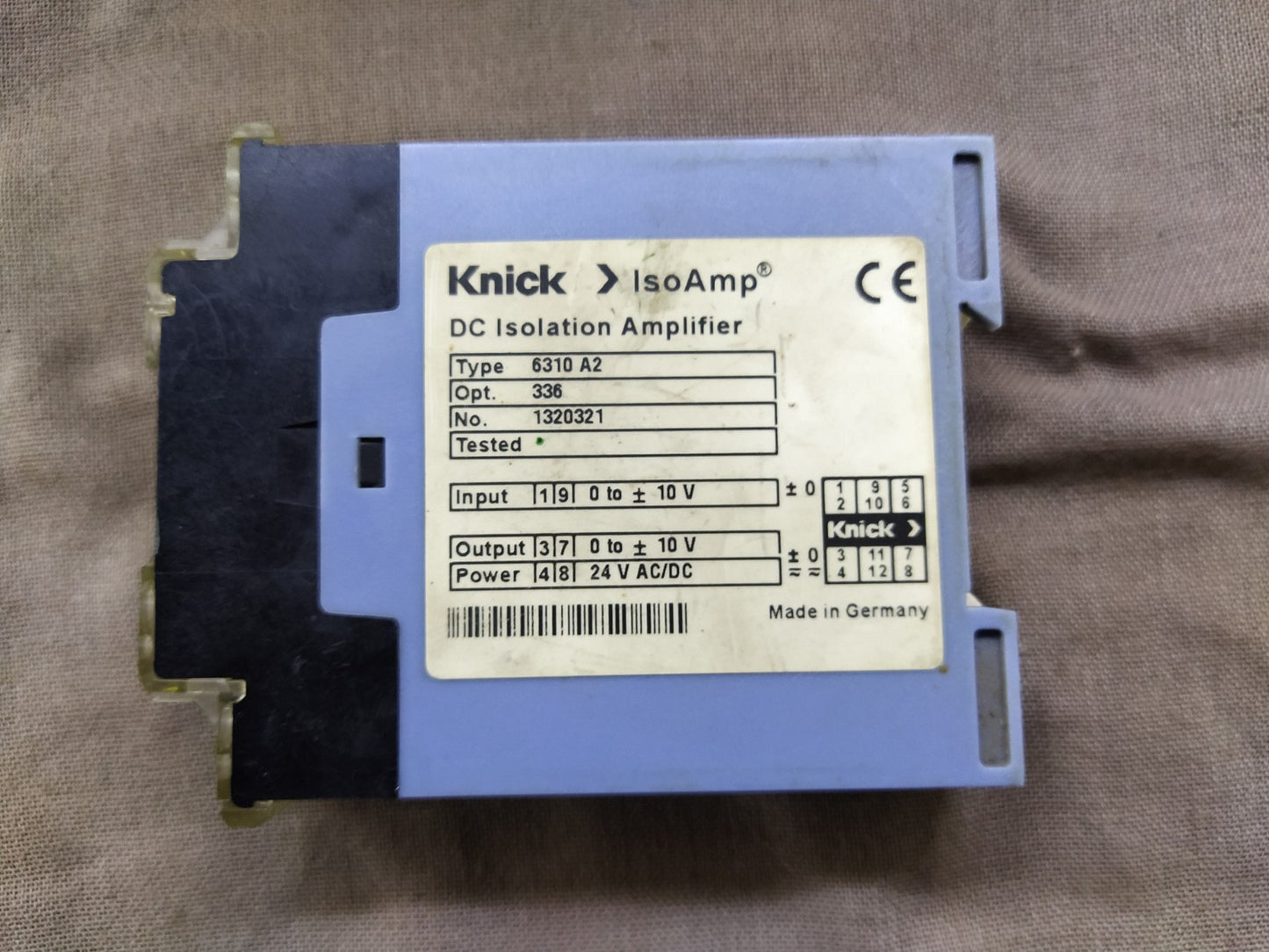KNICK 6310 A2 DC ISOLATION AMPLIFIER 6310A2