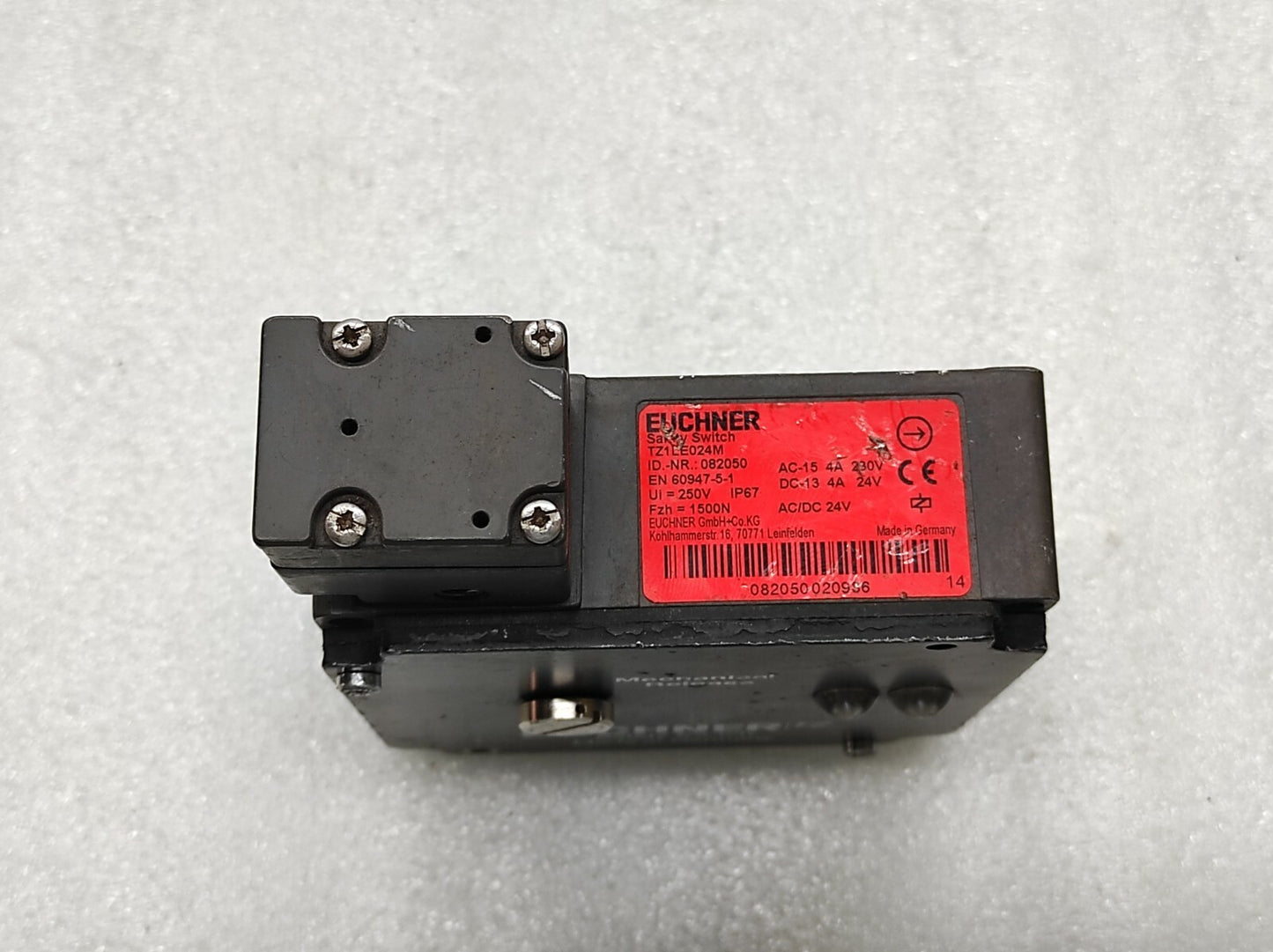 EUCHNER TZ1LE024M SAFETY SWITCH 082050 230VAC/24VDC