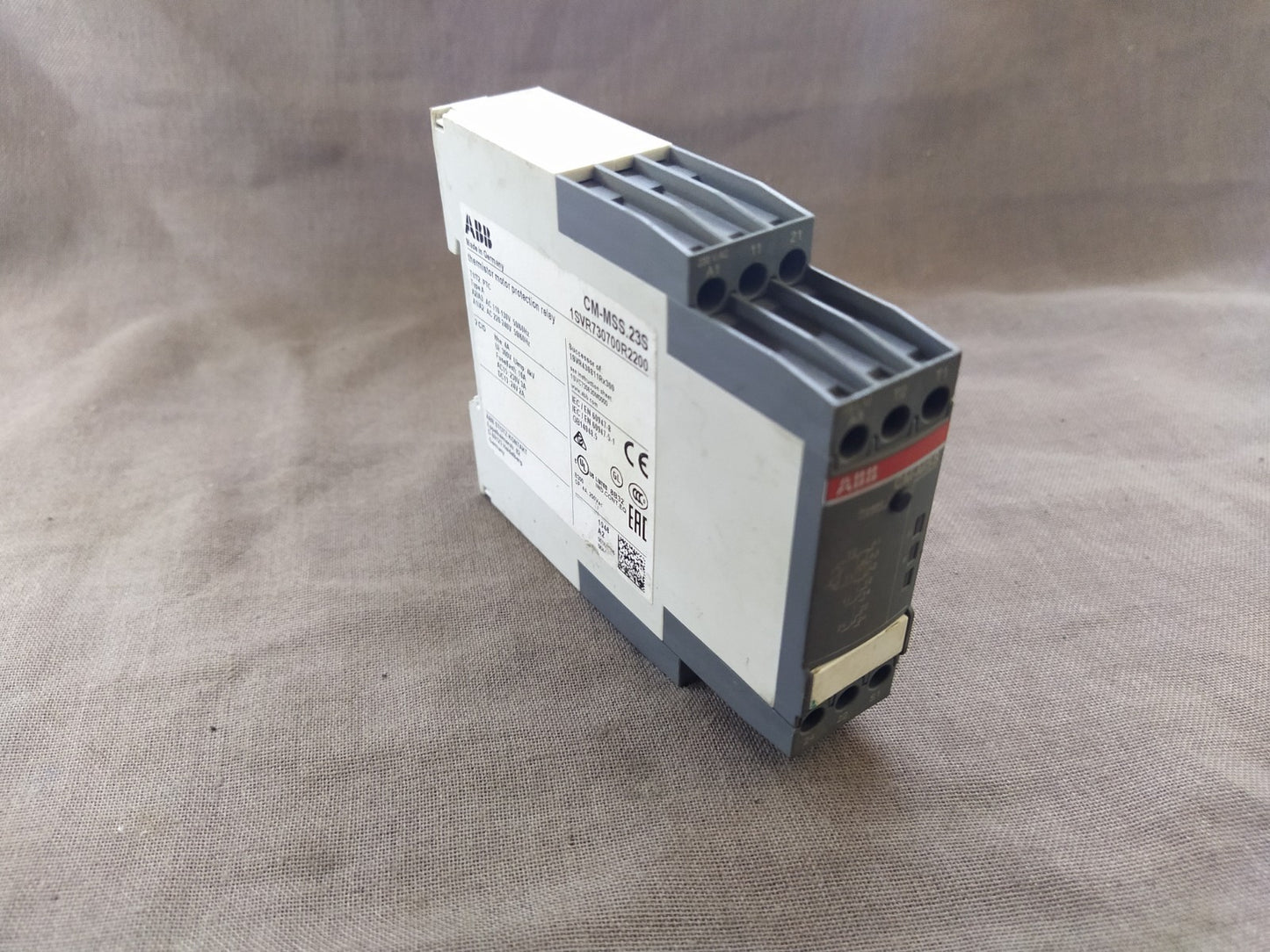 ABB CM-MSS.23S THERMISTOR MOTOR PROTECTION RELAY 1SVR730700R2200
