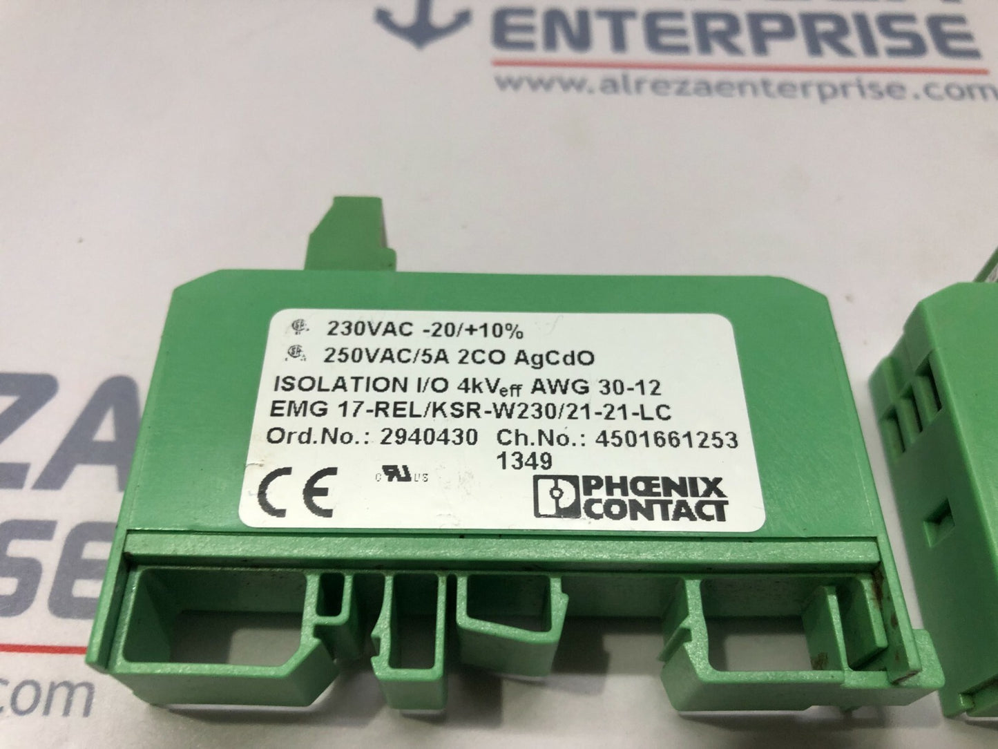 PHOENIX CONTACT EMG 17-REL/KSR-W230/21-21-LC RELAY MODULE 2940430