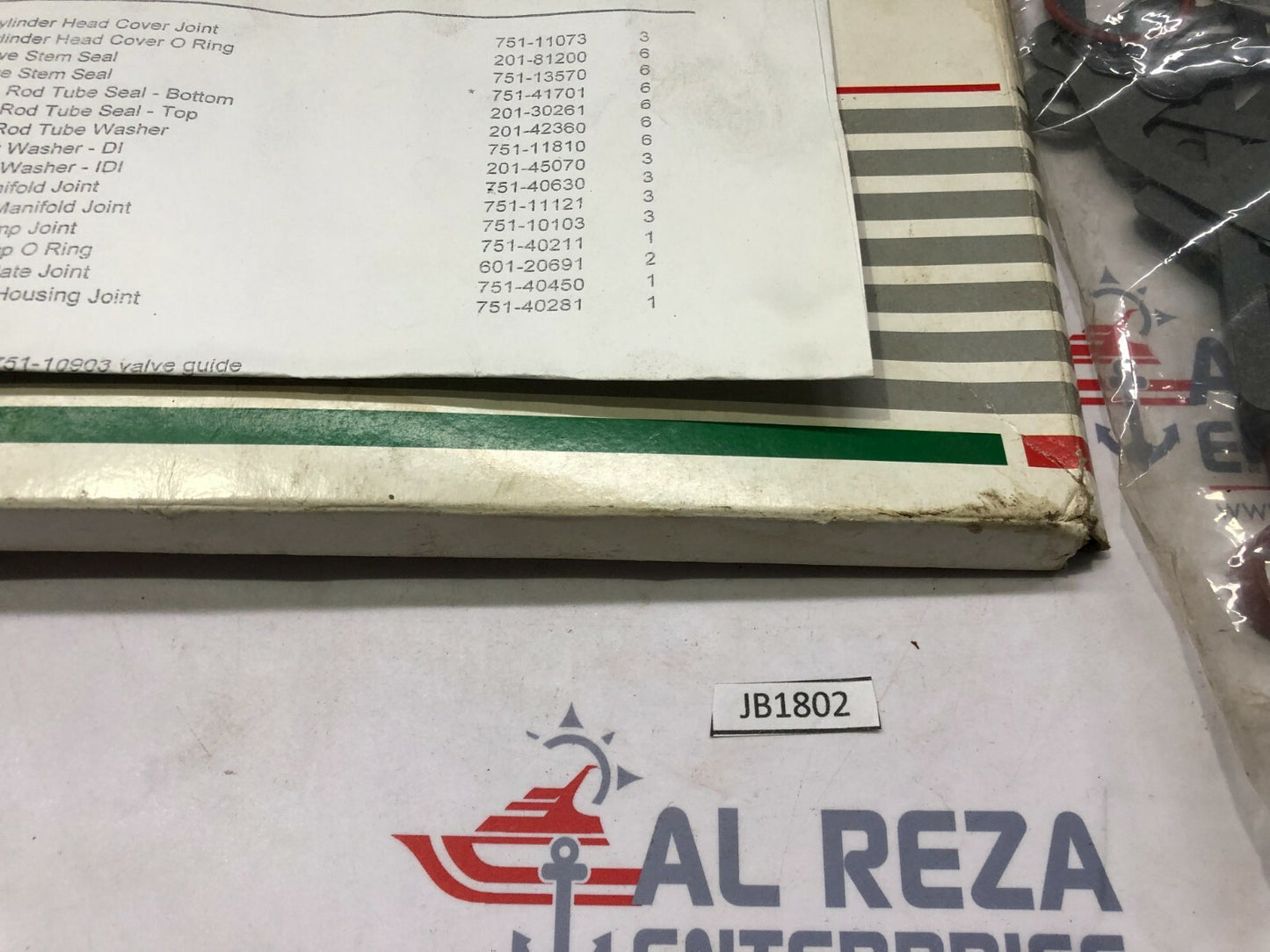 LISTER PETTER 657-34251 LPW3 & LPWS3 DECOKE GASKET SET