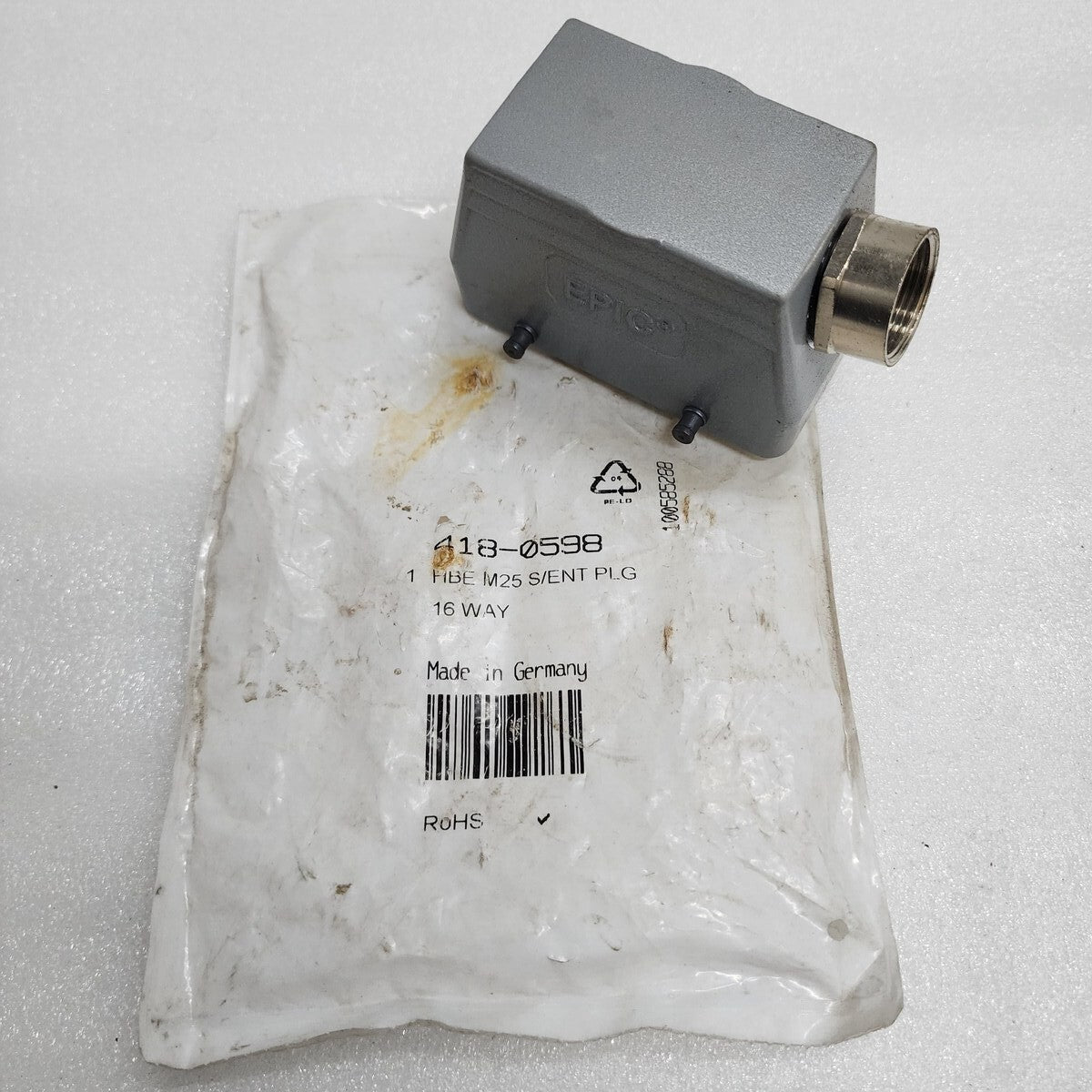 EPIC 418-0598 CONTACT PLUG KIT 16 WAY 16A MALE H-BE