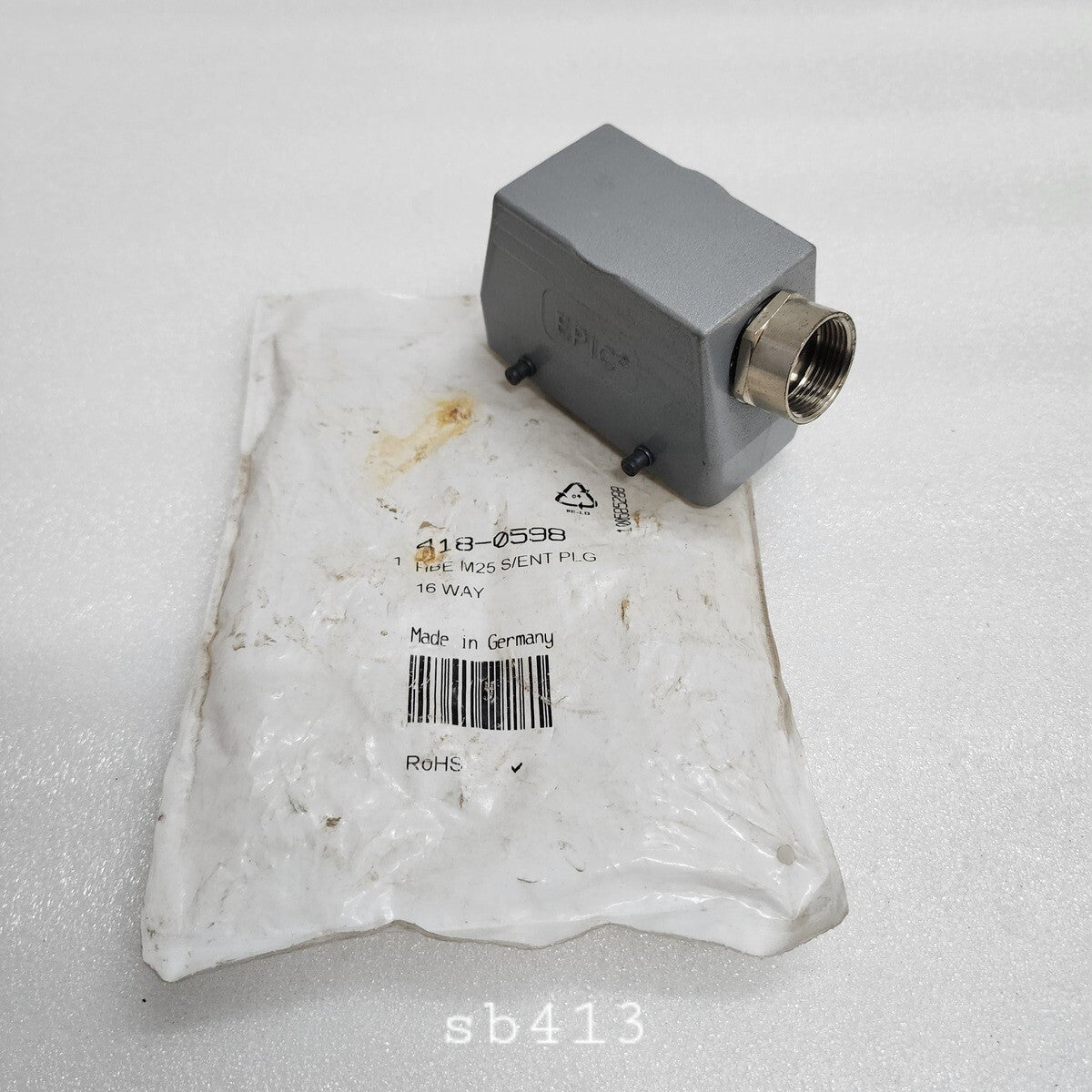 EPIC 418-0598 CONTACT PLUG KIT 16 WAY 16A MALE H-BE
