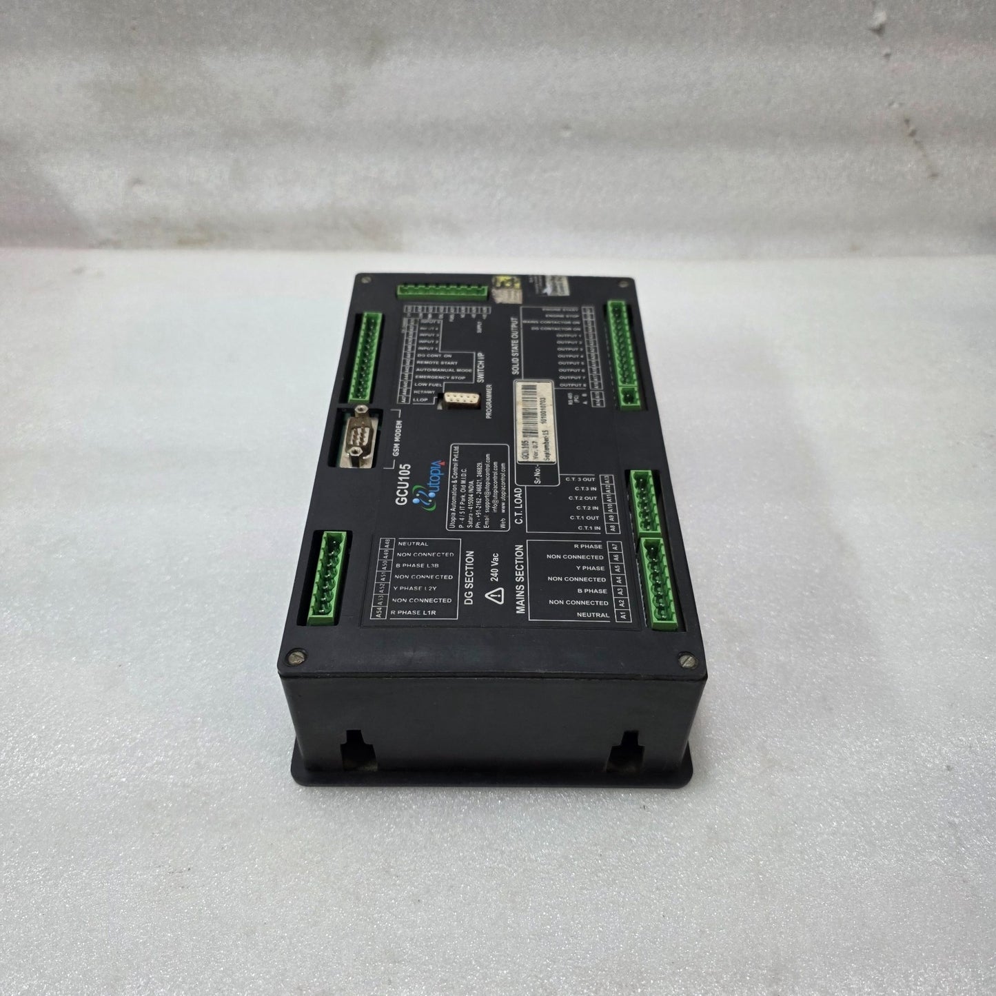 UTOPIA GCU105 GENERATOR CONTROLLER MODULE GENSET CONTROL UNIT