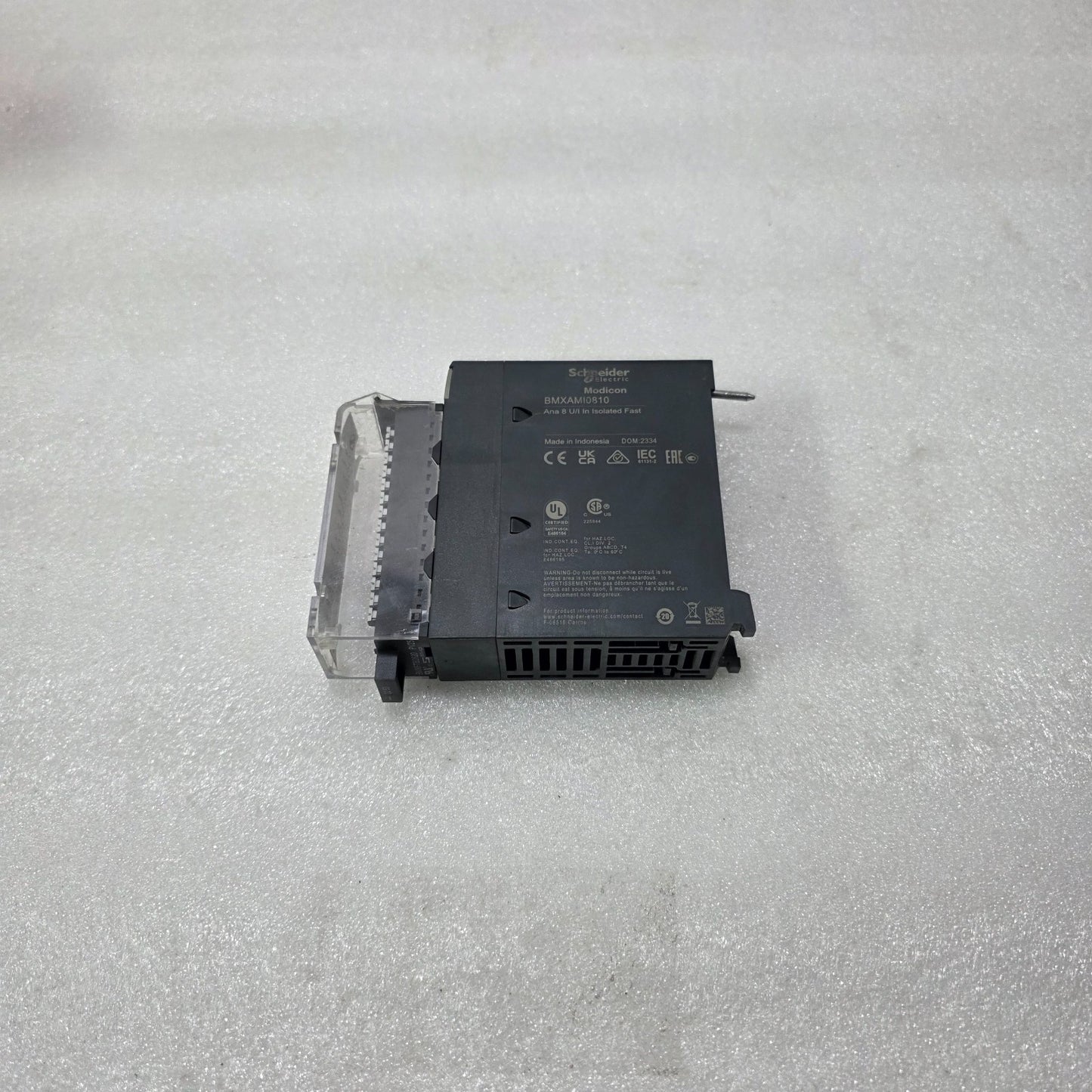 S ELECTRIC MODICON BMXAMI0810 ANALOG INPUT MODULE 8 CHANNEL ISOLATED FAST