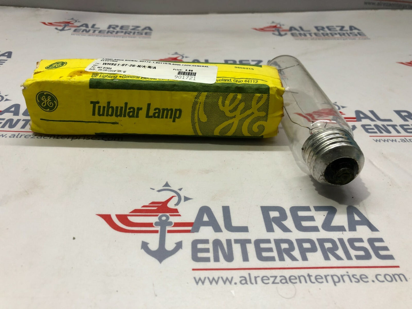 GE LIGHTING 3806215 TUBULAR LAMP 60W 120V 90172-1 LOT OF 6 UNIT