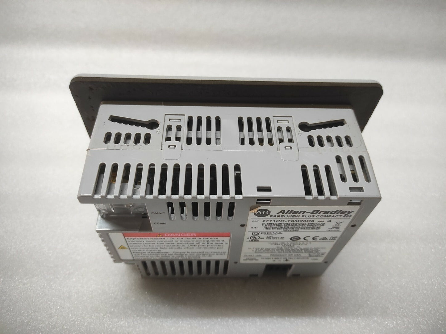 ALLEN BRADLEY PANELVIEW PLUS 600 CAT 2711PC-T6M20D8 24VDC
