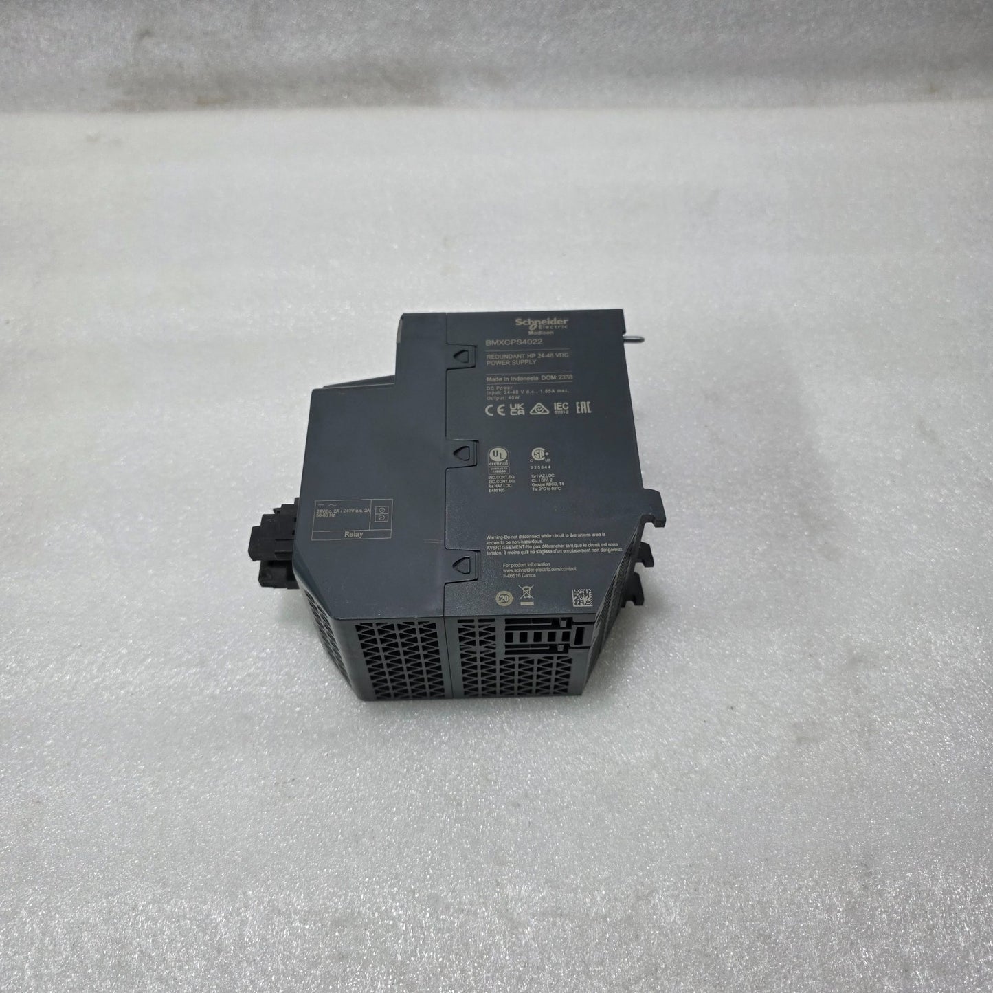 S ELECTRIC BMXCPS4022 MODICON REDUNDANT POWER SUPPLY | 24–48V DC | 40W