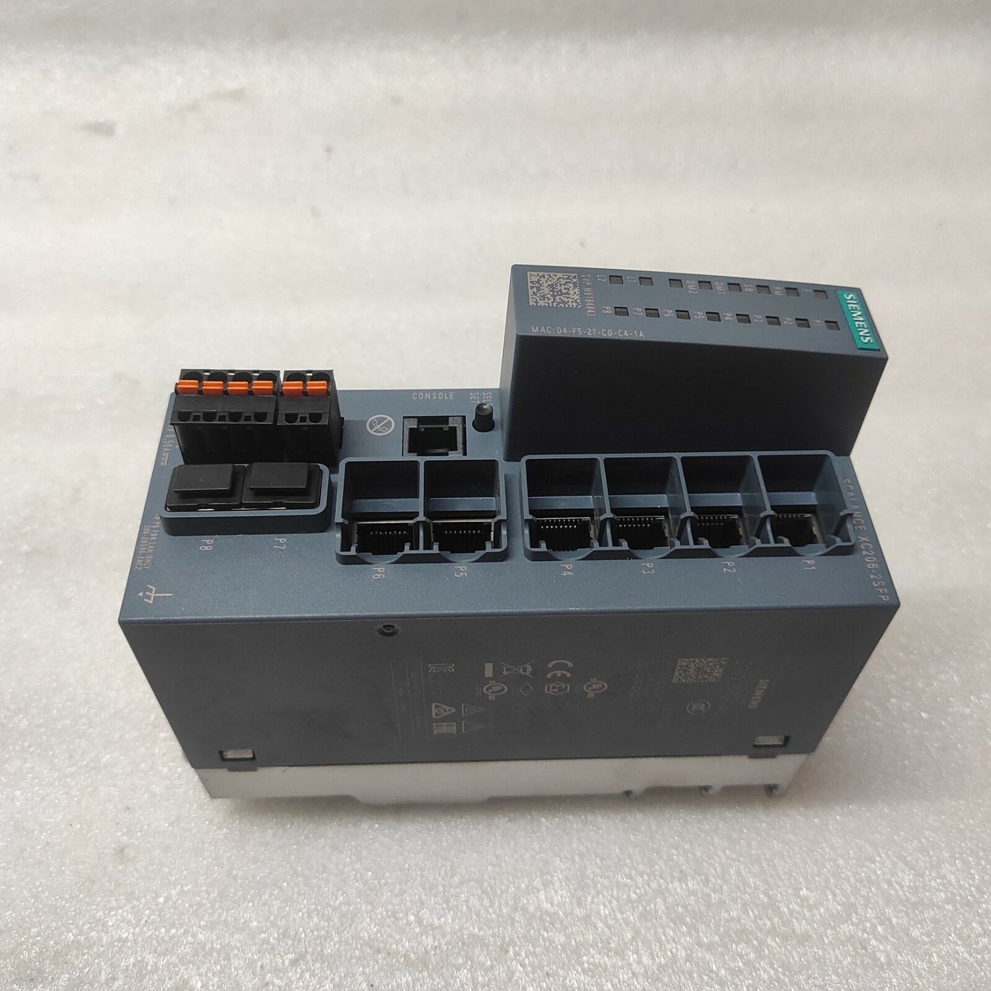 SIEMENS SCALANCE XC206-2SFP 6GK5206-2BS00-2AC2 ETHERNET SWITCH
