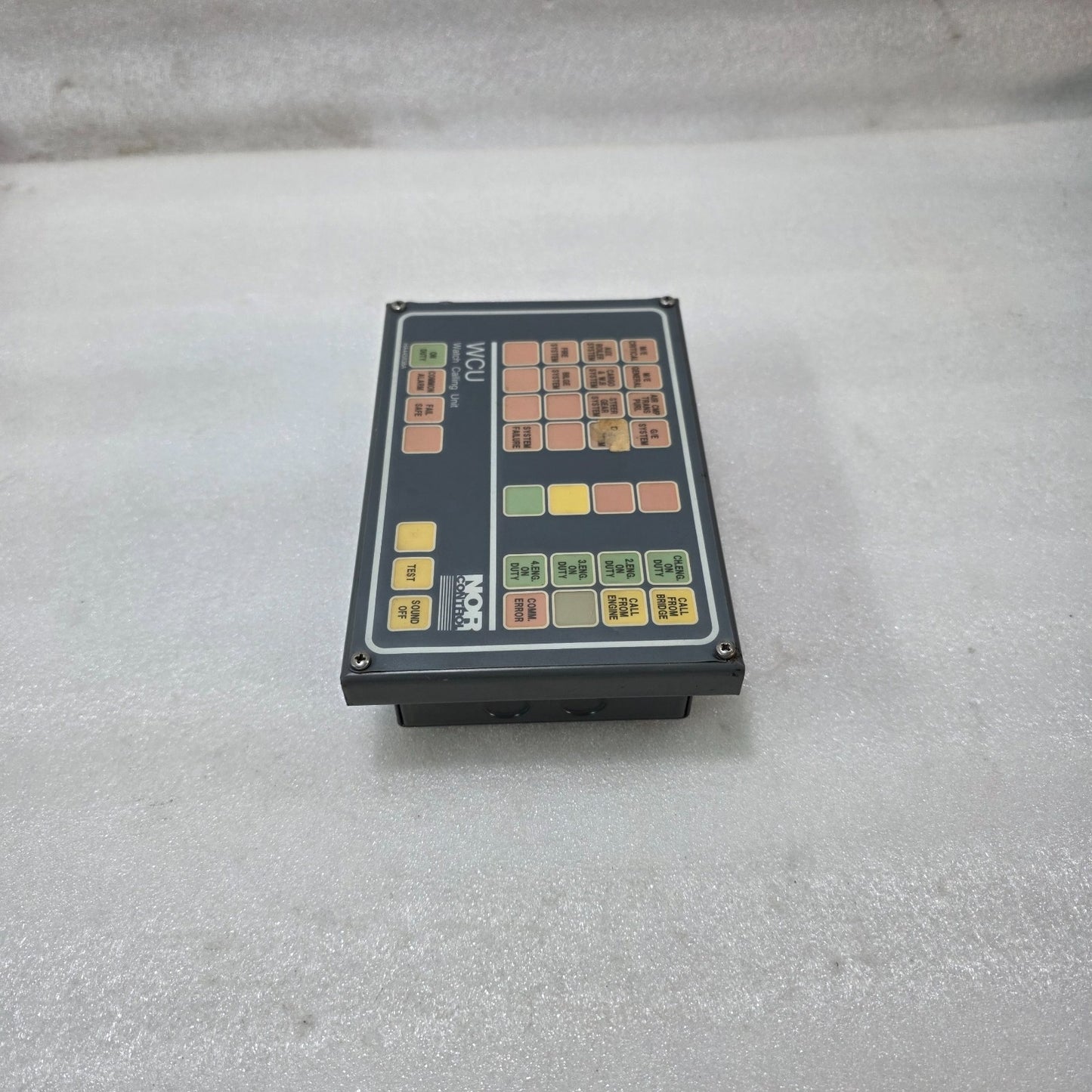 NOR CONTROL WCU WATCH CALLING UNIT MARINE ALARM PANEL | SHIP ENGINE ROOM ALARM M
