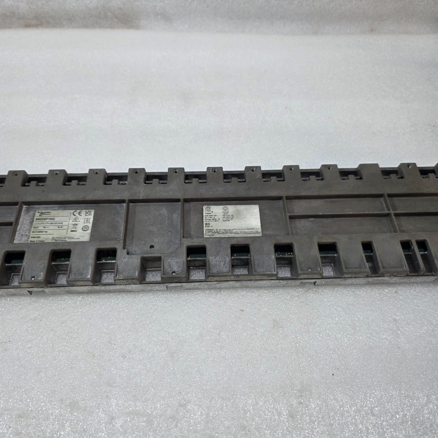S ELECTRIC BMEXBP1002 10 SLOT ETHERNET BACKPLANE MODICON M340 RACK