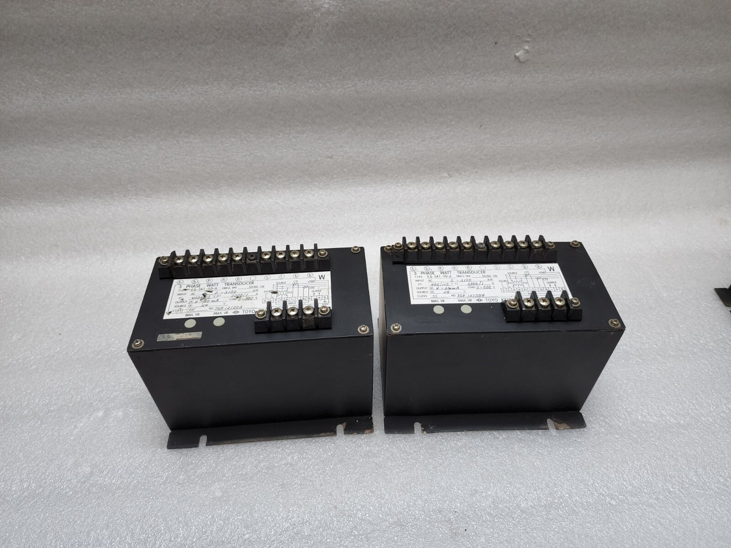 TOYO KEIKI EG-3AT-SD-H 3-PHASE WATT TRANSDUCER