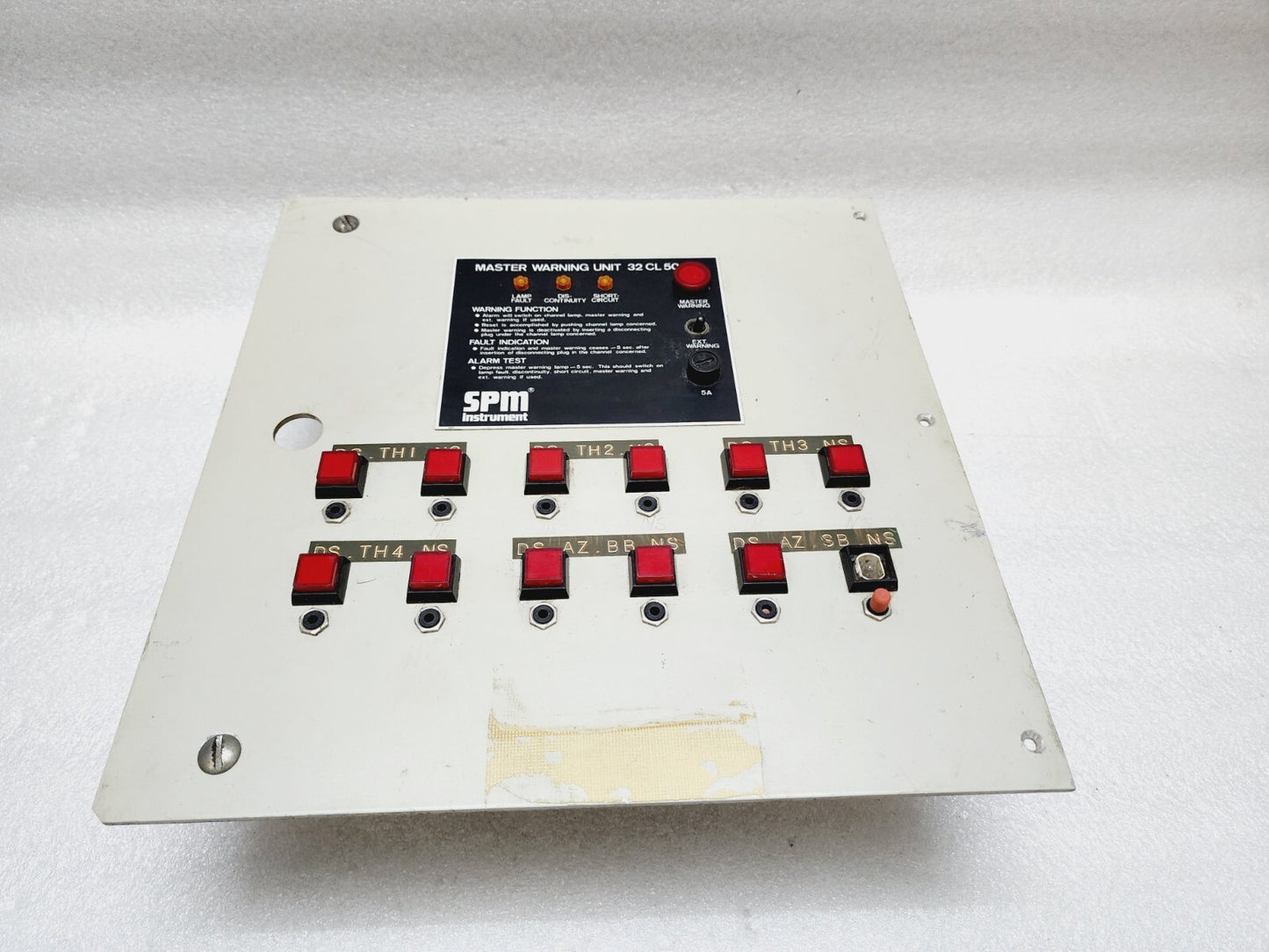 SPM INSTRUMENT 32CL50 MASTER WARNING UNIT 220V