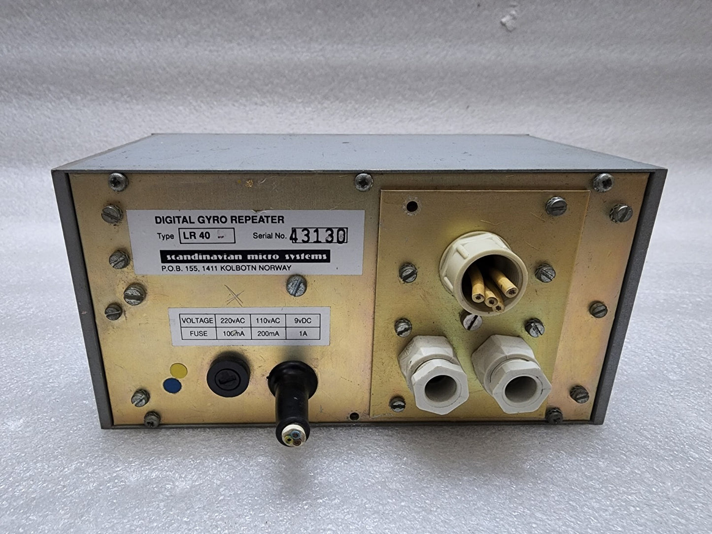 SCANDDINAVIAN MICRO SYSTEMS LR40L DDIGITAL GYRO REPEATER