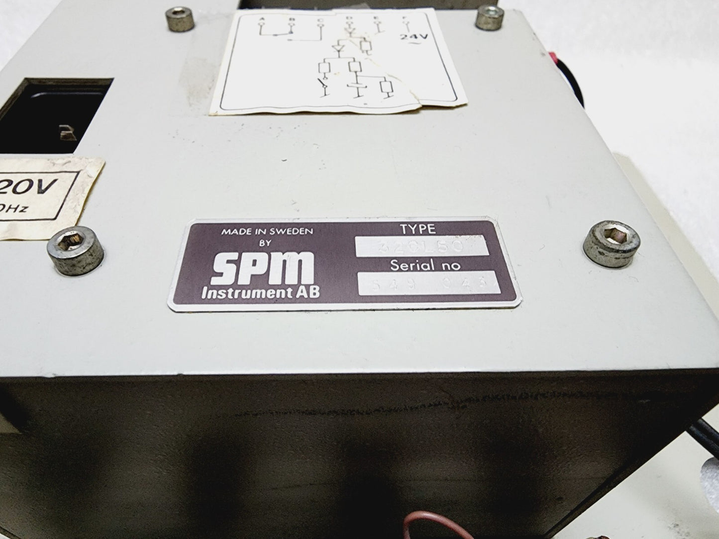 SPM INSTRUMENT 32CL50 MASTER WARNING UNIT 220V