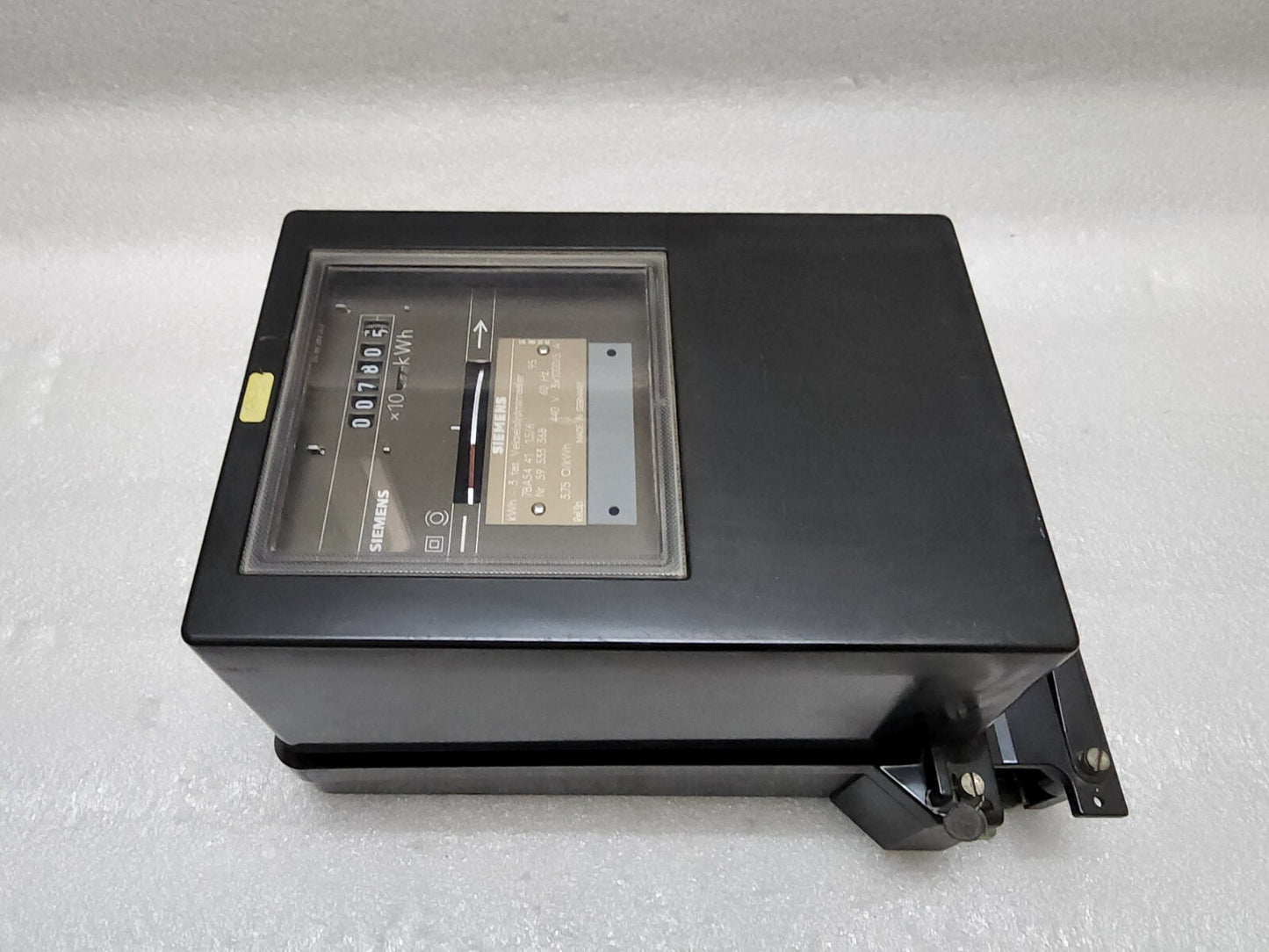 SIEMENS 7BA54 41 1.5/6 kWh 3-PHASE ALTERNATING CURRENT METER  59533368 440V
