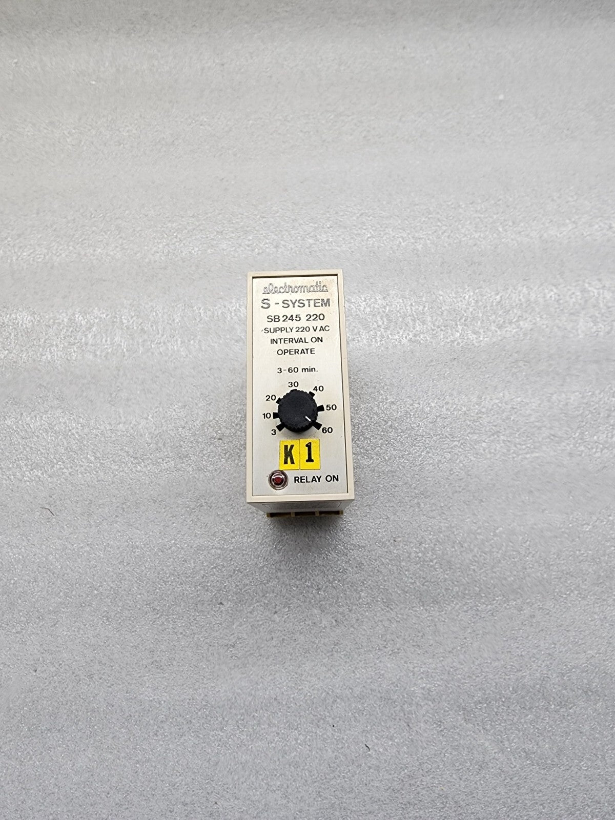 ELECTROMATIC SB245220 INTERVAL ON OPERATE 220V