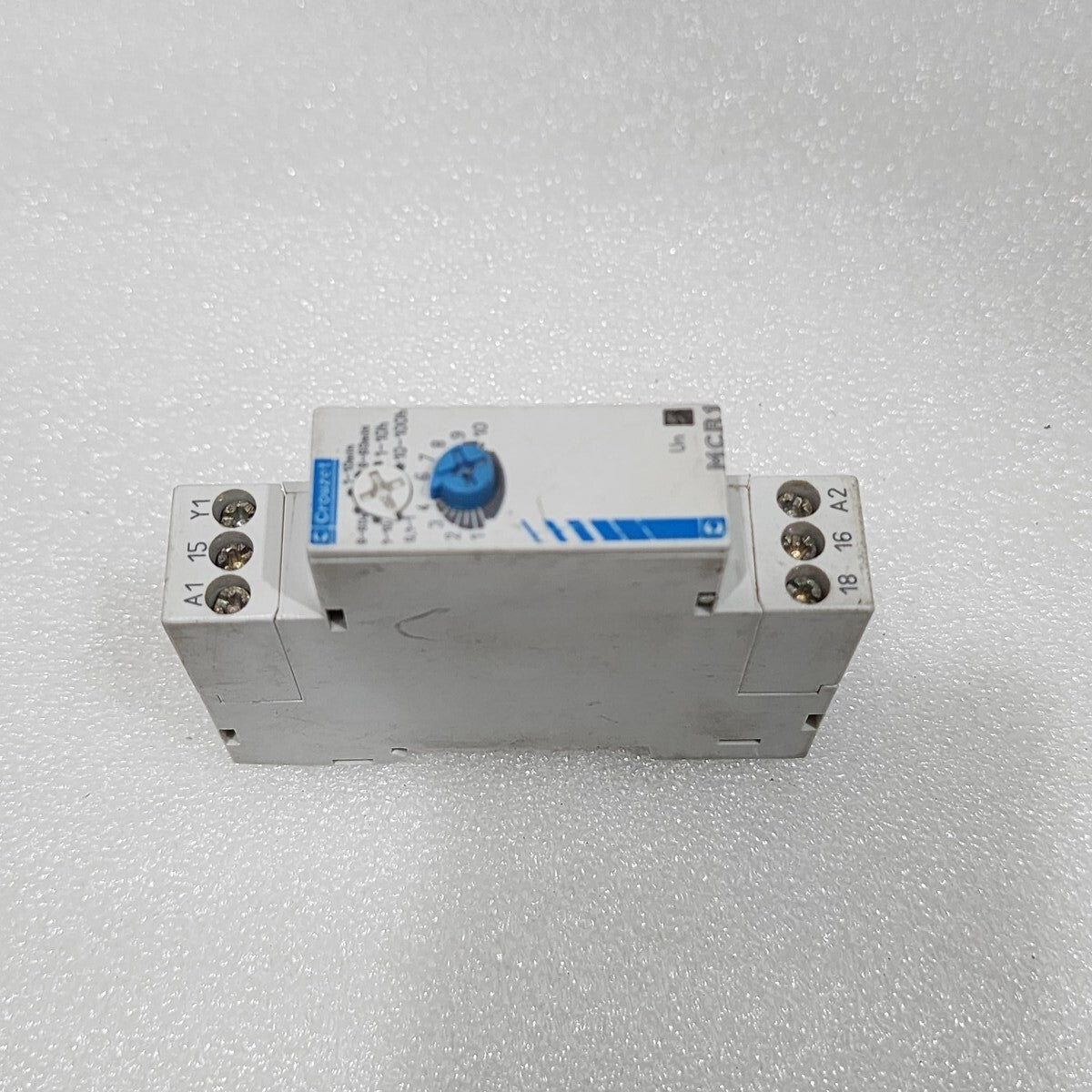 CROUZET MCR1 SINGLE FUNCTION TIME DELAY RELAY 88826135 0.1S-100H 24VAC-DC/24-240