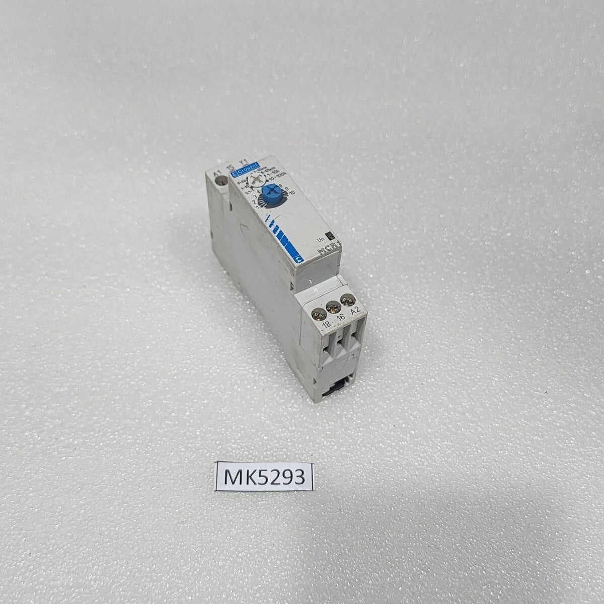 CROUZET MCR1 SINGLE FUNCTION TIME DELAY RELAY 88826135 0.1S-100H 24VAC-DC/24-240