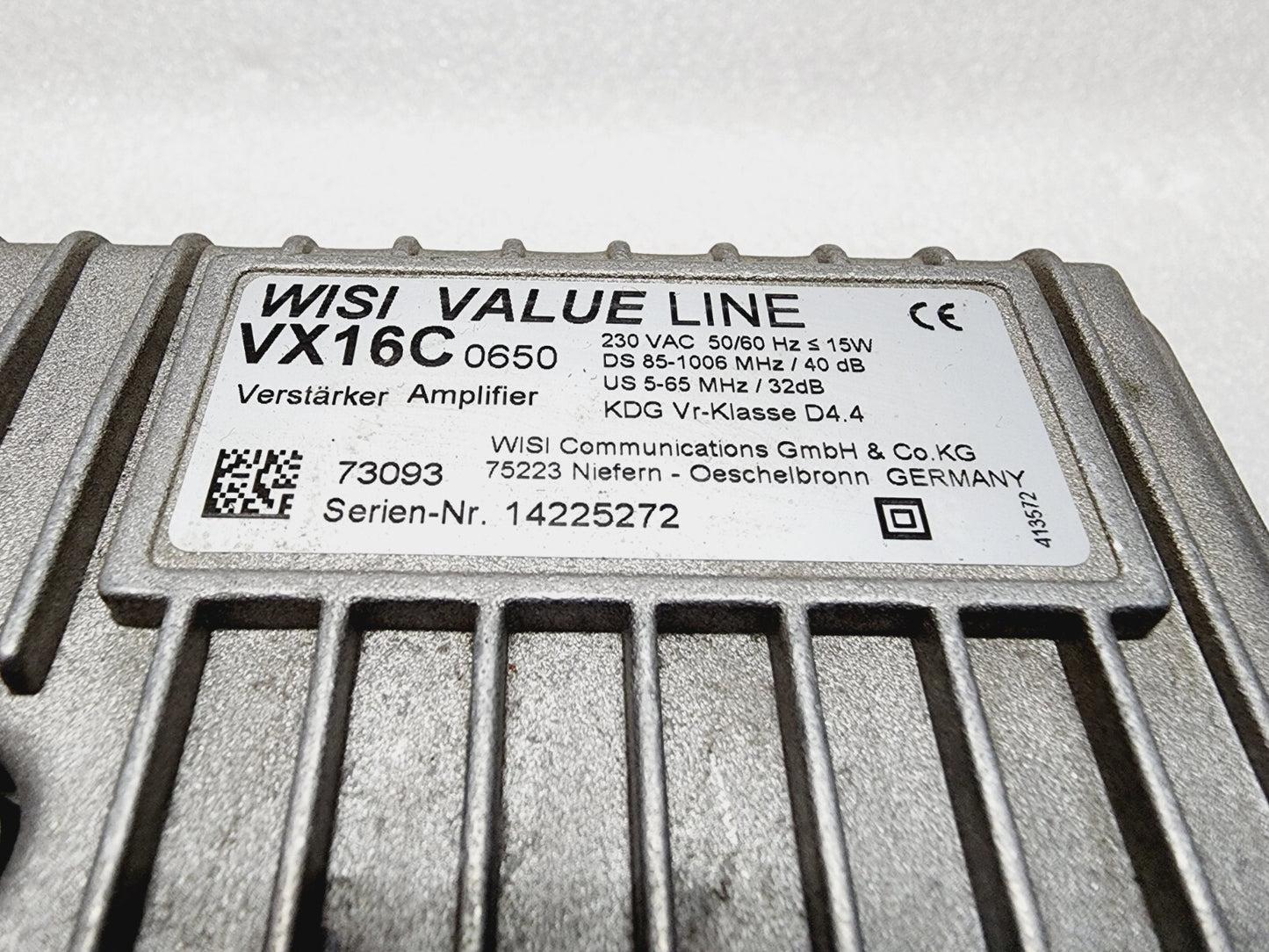 WISI VALUE LINE VK16C-0650 TV SIGNAL AMPLIFIER 230VAC
