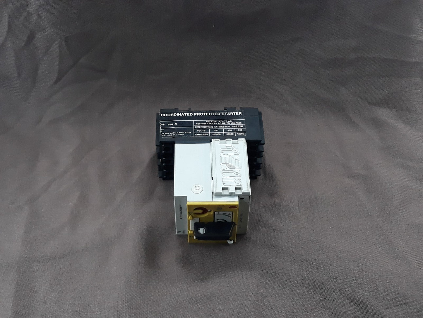 ALLEN BRADLEY CAT 190-CPS40 AND CAT 190-P320 CONTACTOR PROTECTOR STARTER