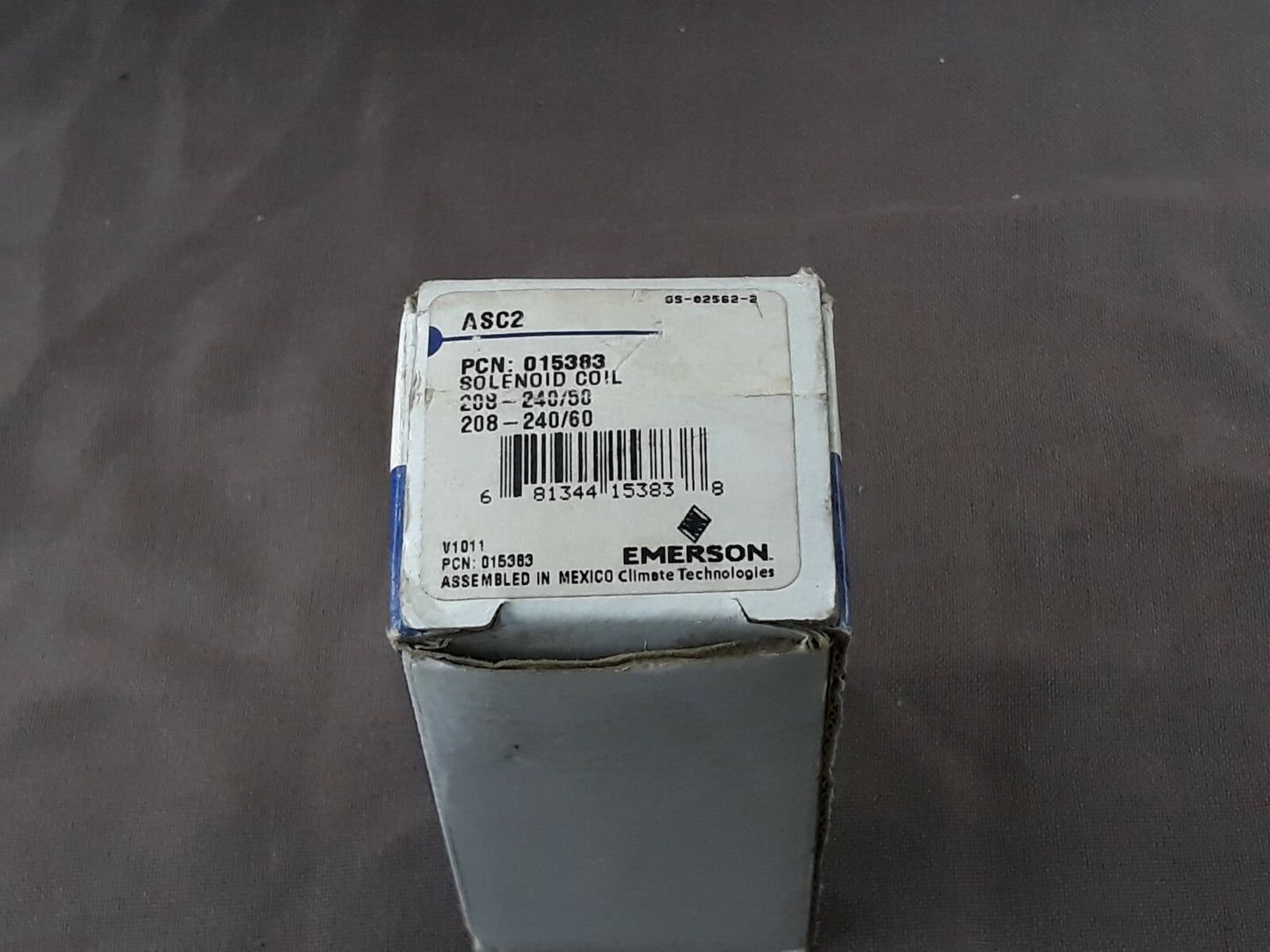 Emerson ASC2 Solenoid Coil 208-240/50 & 208-240/60 015383