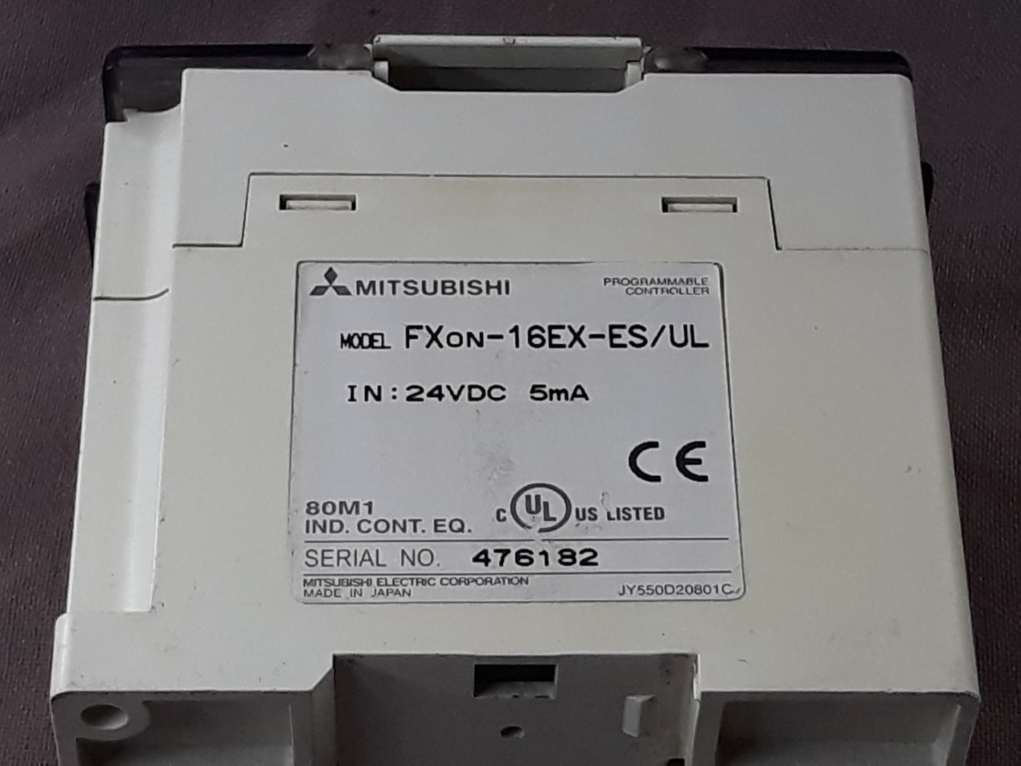 Mitsubishi FX0N-16EX-ES/UL Programmable Controller CPU