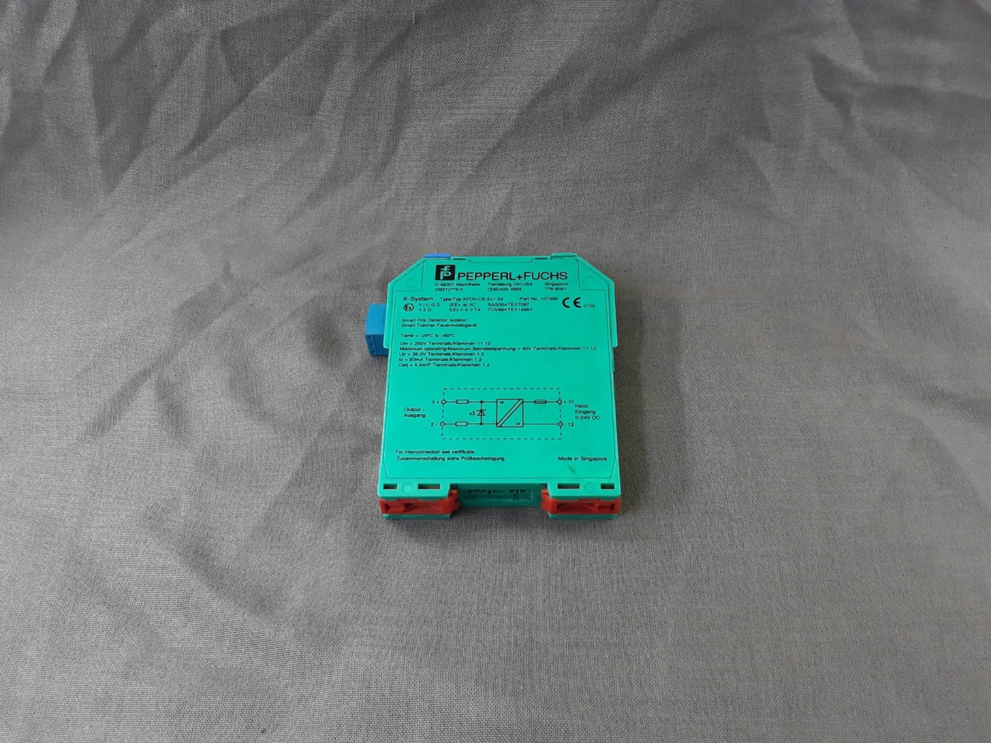 PEPPERL + FUCHS KFD0-CS-EX1.54 REPEATER BARRIER 107496