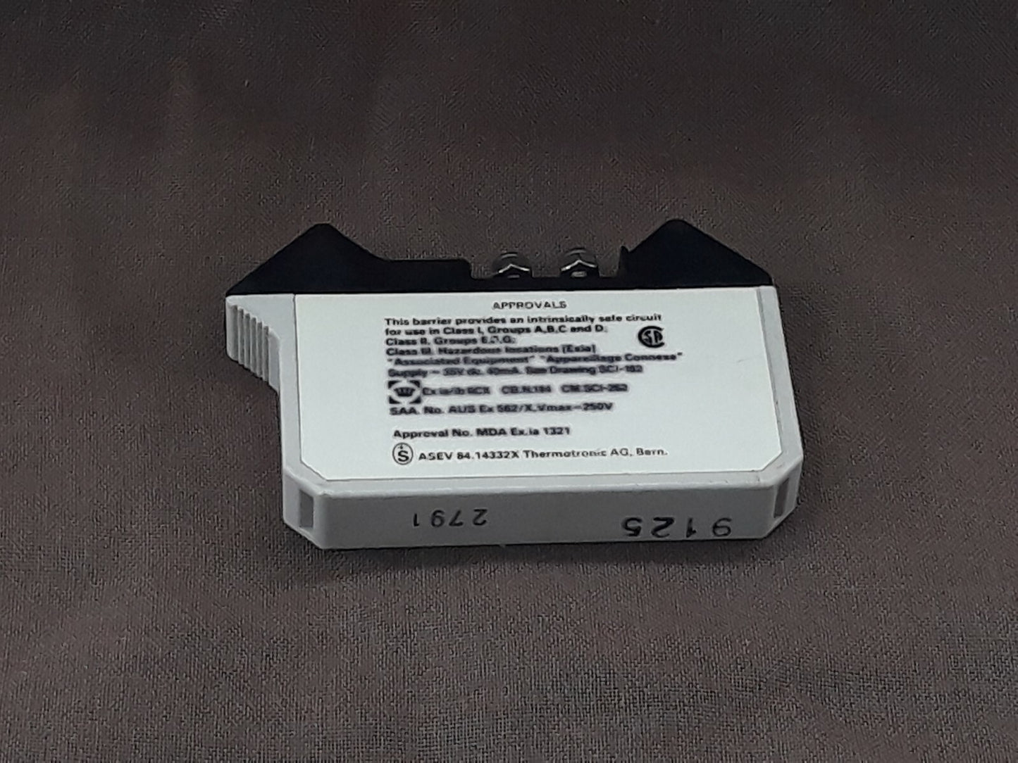 Measurement Technologies MTL 705 Protected Safety Barrier