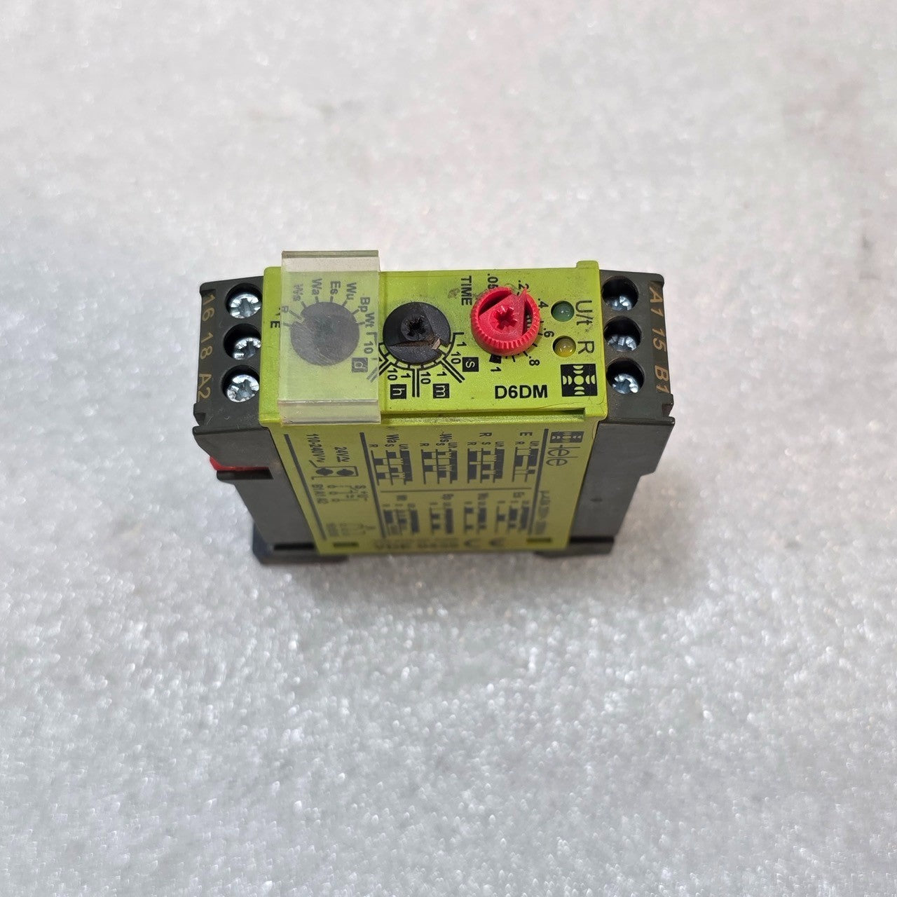 TELE D6DM MULTIFUNCTION TIME RELAY 24VAC-DC / 110-240VAC