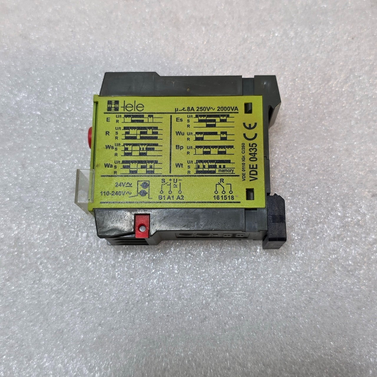 TELE D6DM MULTIFUNCTION TIME RELAY 24VAC-DC / 110-240VAC